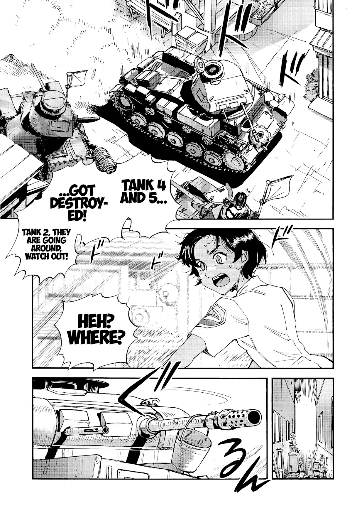Girls & Panzer - Ribbon no Musha Chapter 28 page 30 - Chapter 28: Aung-san vs Nishizumi Mask!