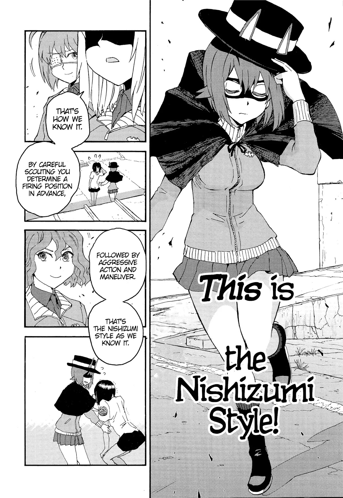 Girls & Panzer - Ribbon no Musha Chapter 28 page 35 - Chapter 28: Aung-san vs Nishizumi Mask!