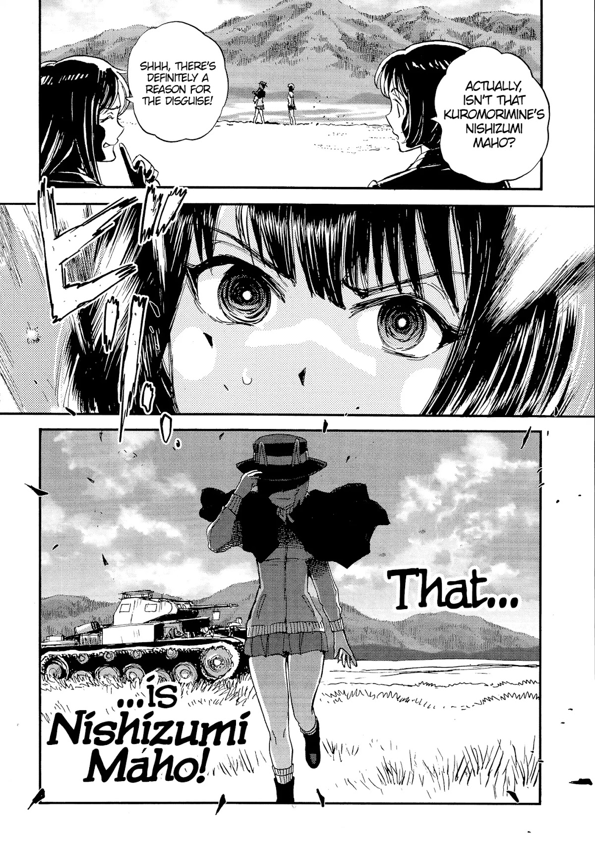 Girls & Panzer - Ribbon no Musha Chapter 28 page 8 - Chapter 28: Aung-san vs Nishizumi Mask!
