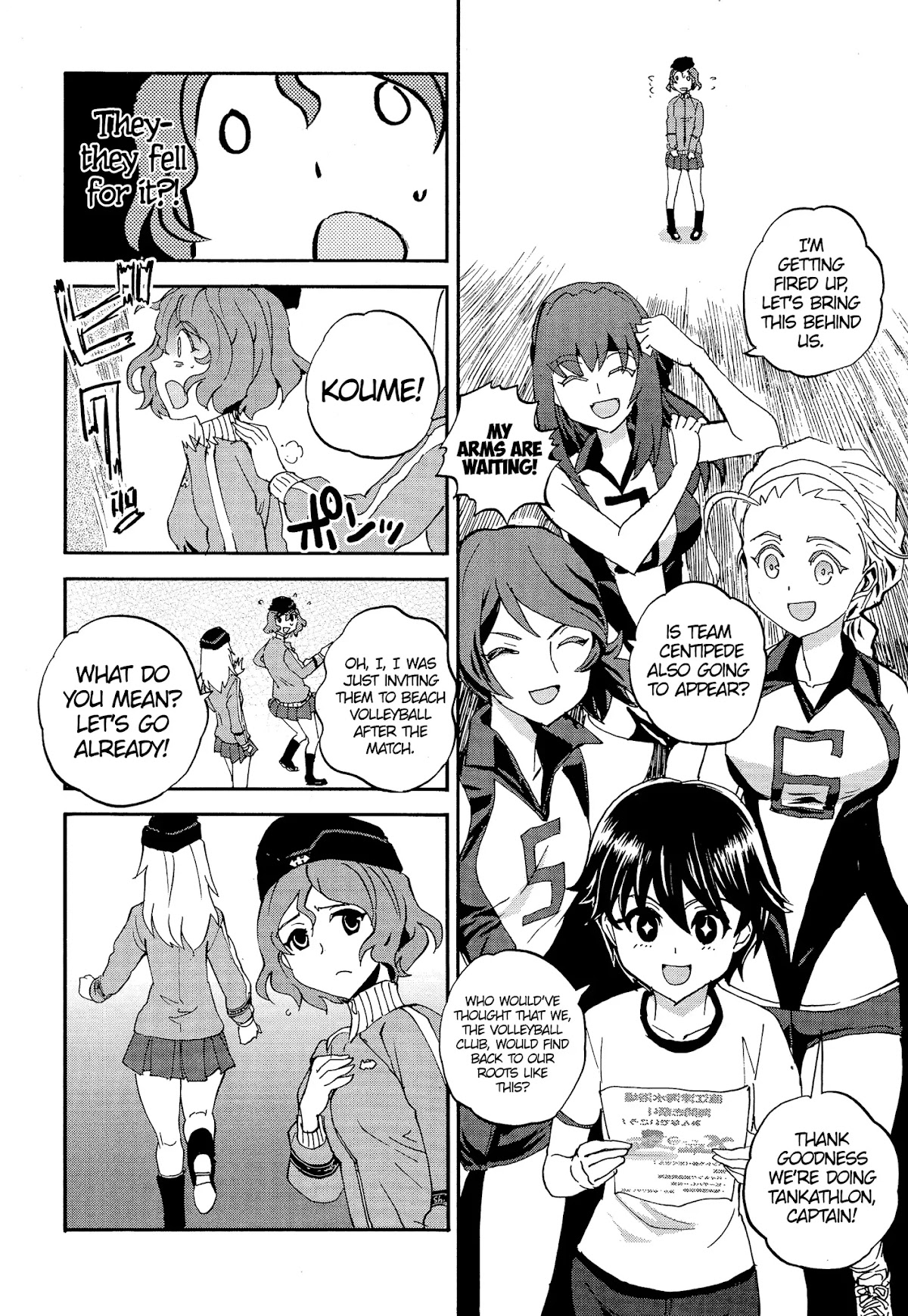 Girls & Panzer - Ribbon no Musha Chapter 29 page 22 - Chapter 29: Akaboshi Koume, Tactician