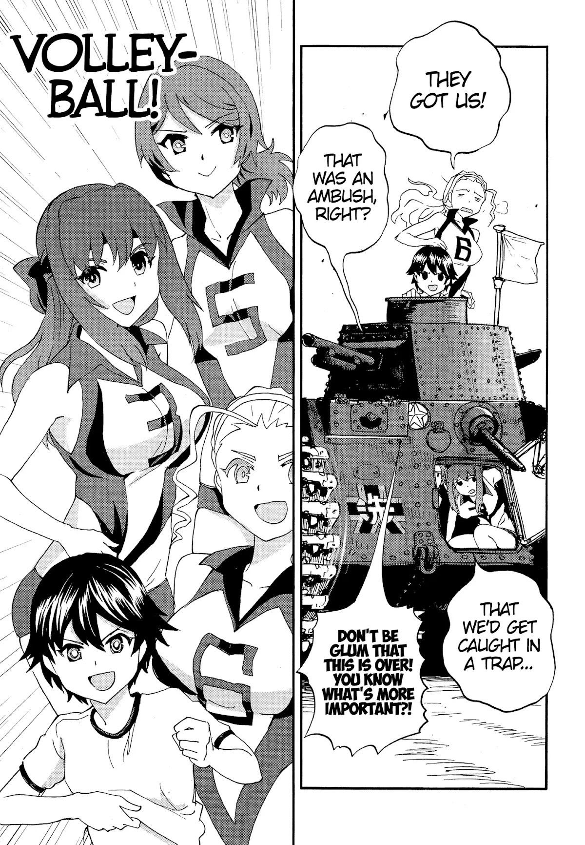 Girls & Panzer - Ribbon no Musha Chapter 29 page 34 - Chapter 29: Akaboshi Koume, Tactician