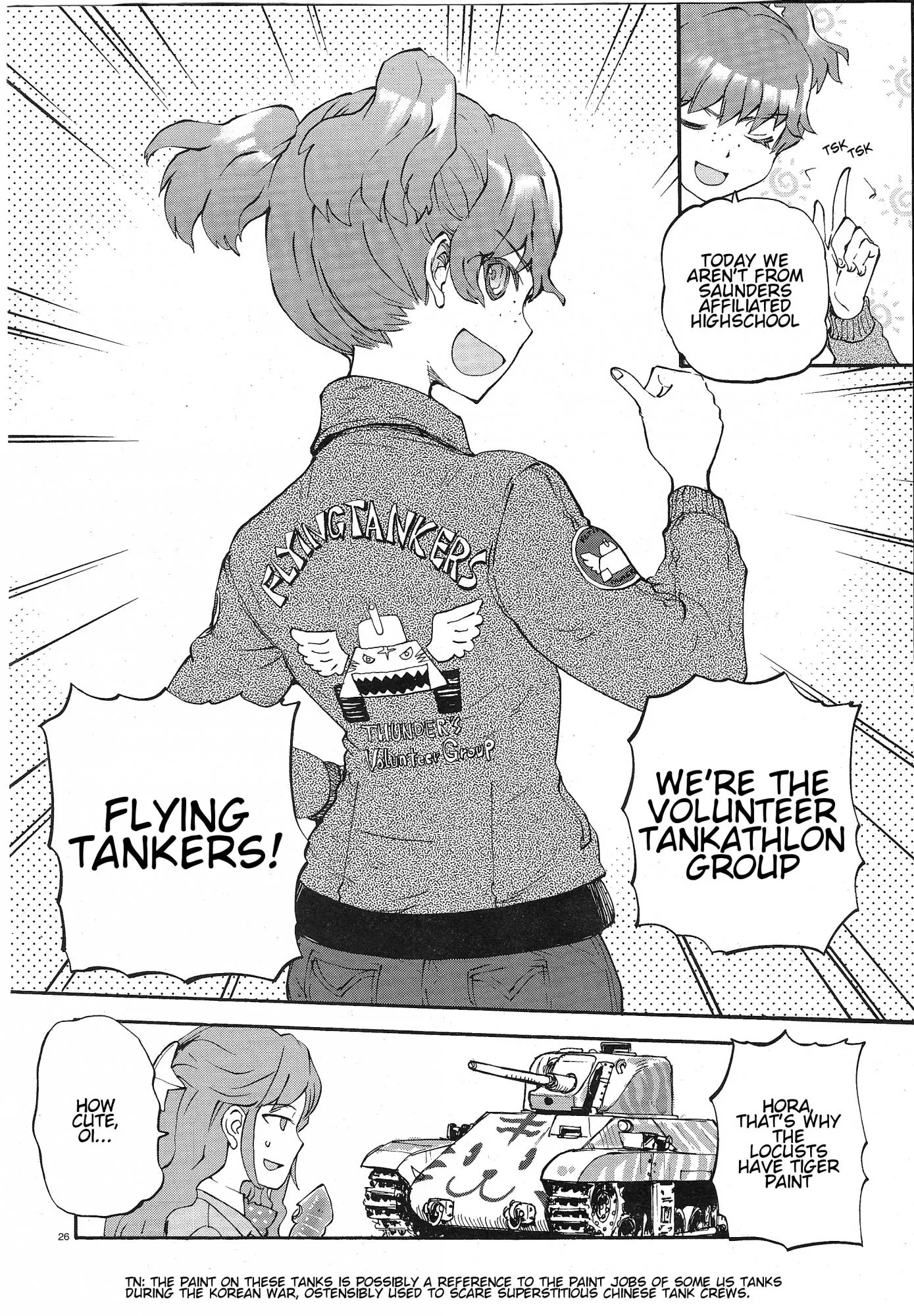 Girls & Panzer - Ribbon no Musha Chapter 3 page 26 - Chapter 3: The Two's Bit