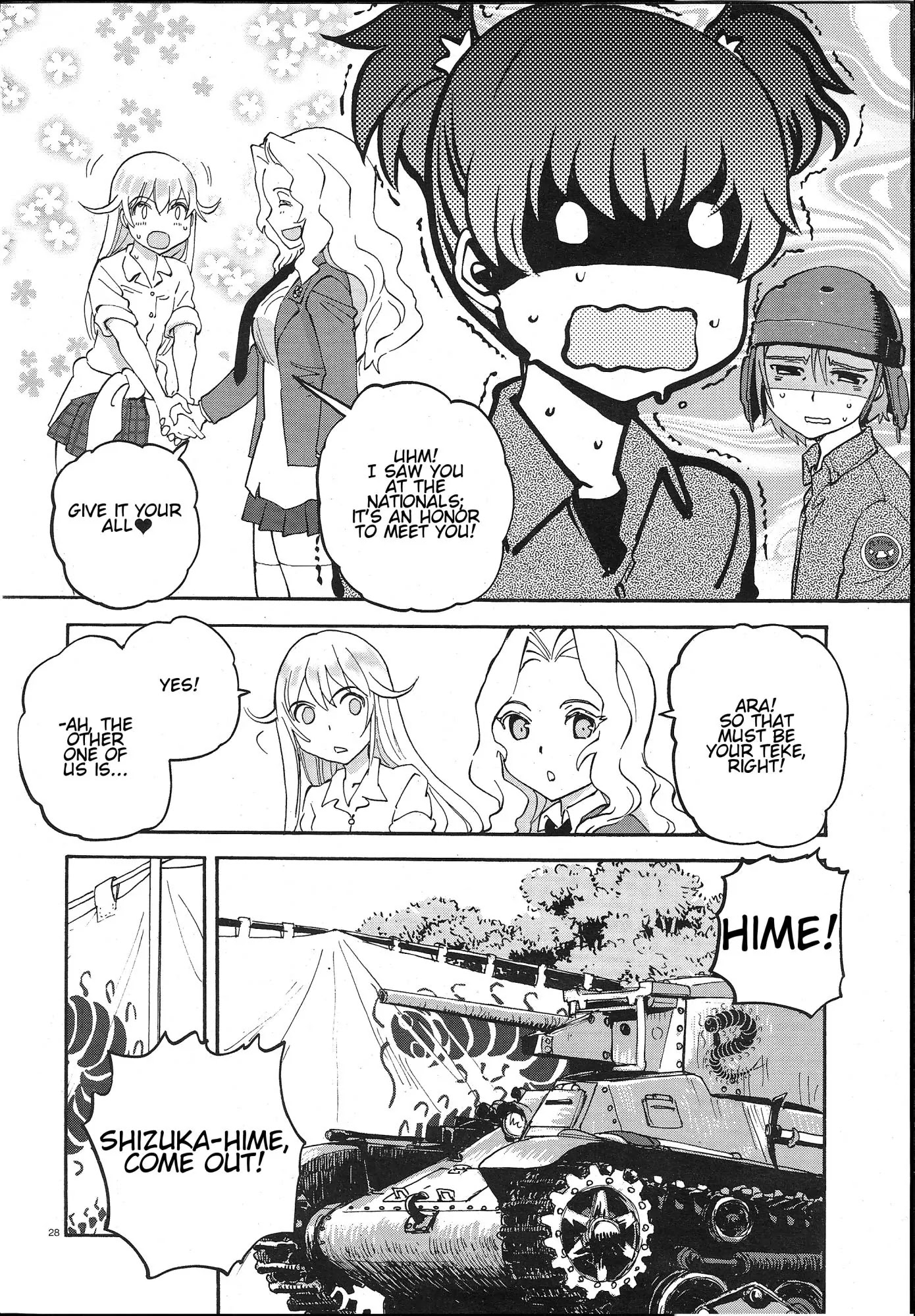 Girls & Panzer - Ribbon no Musha Chapter 3 page 28 - Chapter 3: The Two's Bit