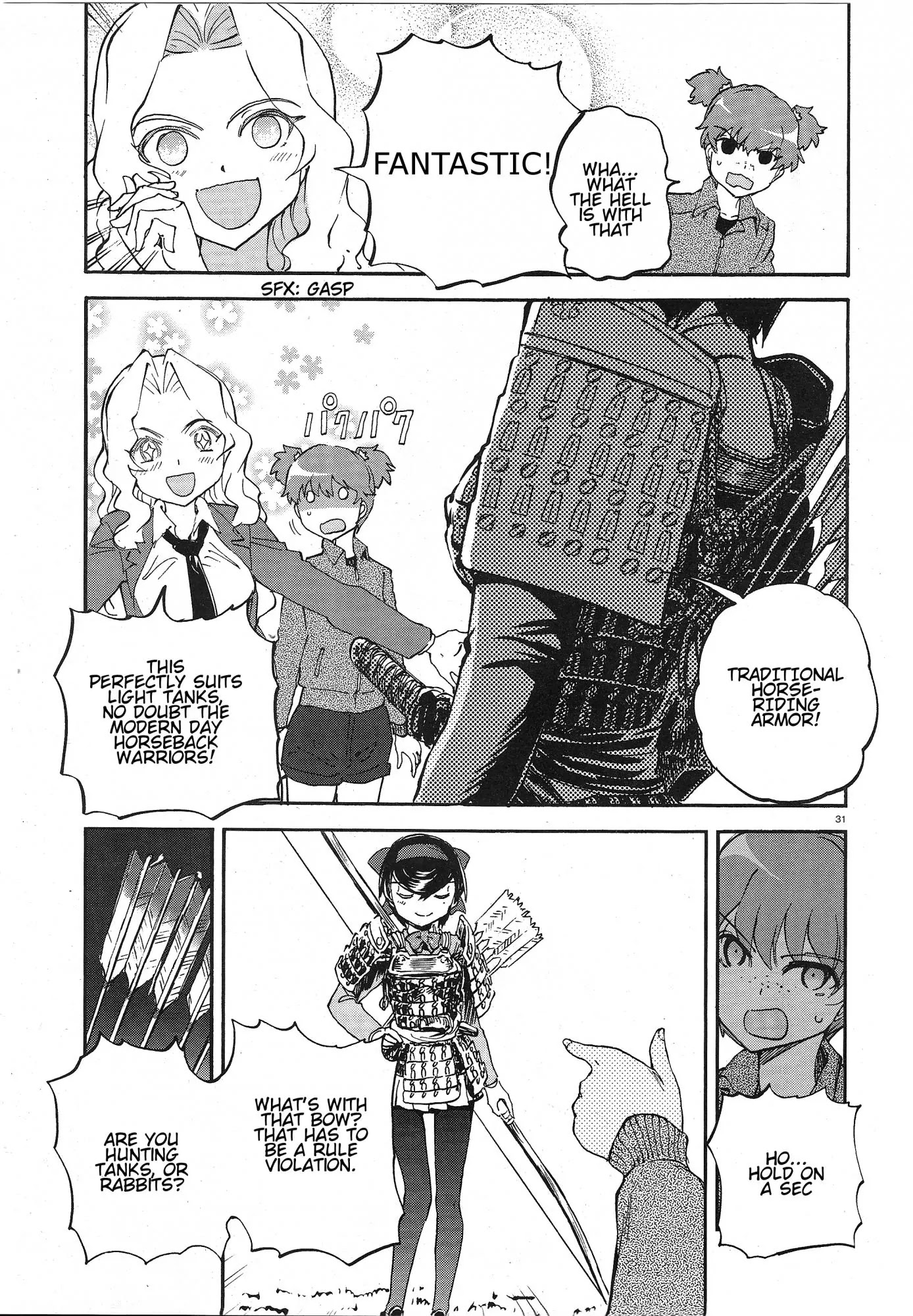 Girls & Panzer - Ribbon no Musha Chapter 3 page 31 - Chapter 3: The Two's Bit