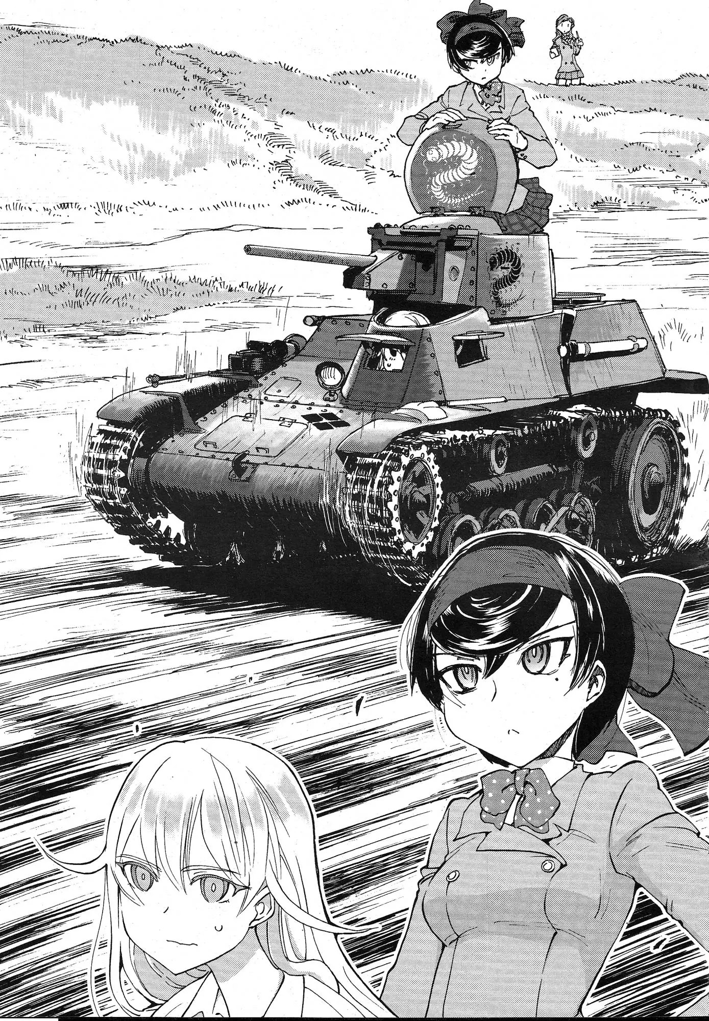 Girls & Panzer - Ribbon no Musha Chapter 3 page 9 - Chapter 3: The Two's Bit