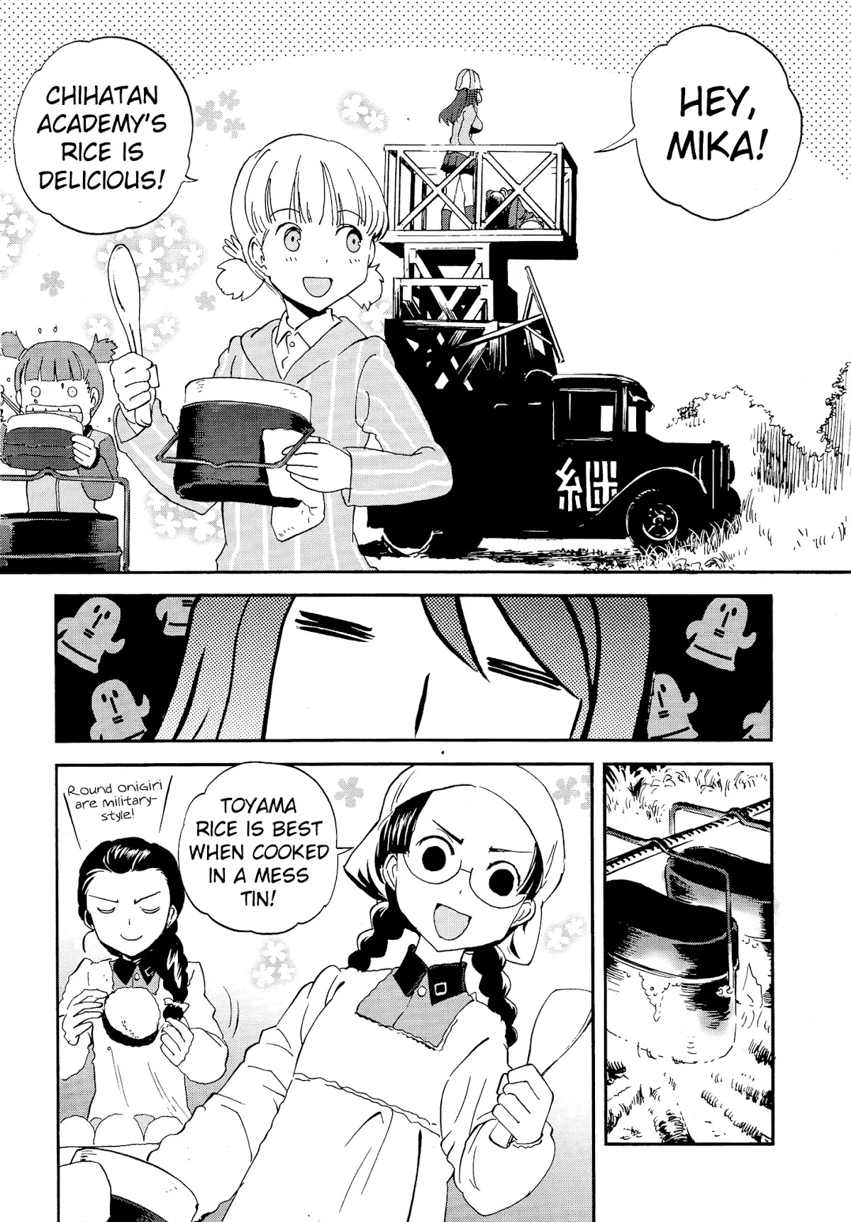 Girls & Panzer - Ribbon no Musha Chapter 30 page 14 - Chapter 30: Nishi and Mika