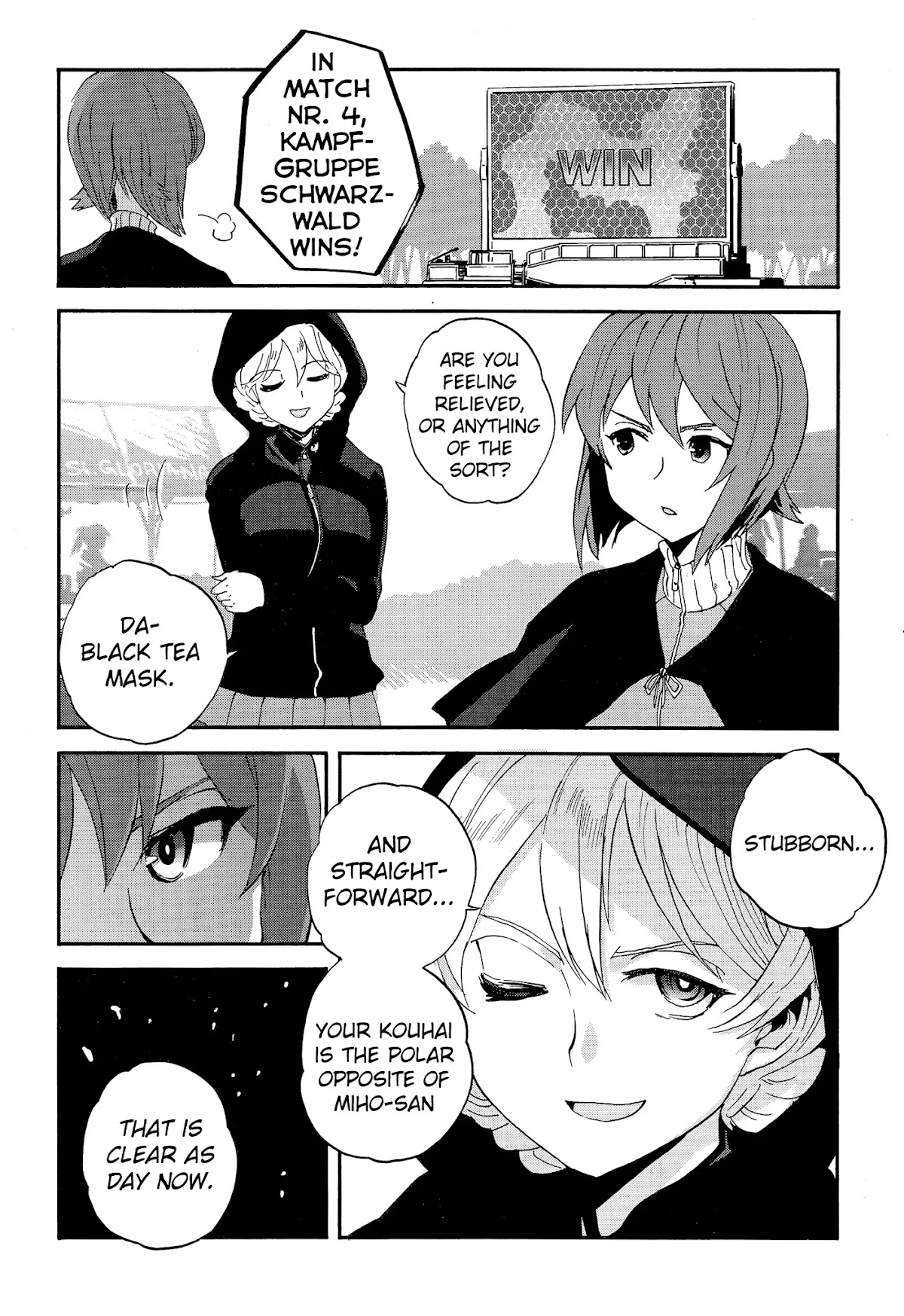 Girls & Panzer - Ribbon no Musha Chapter 30 page 2 - Chapter 30: Nishi and Mika