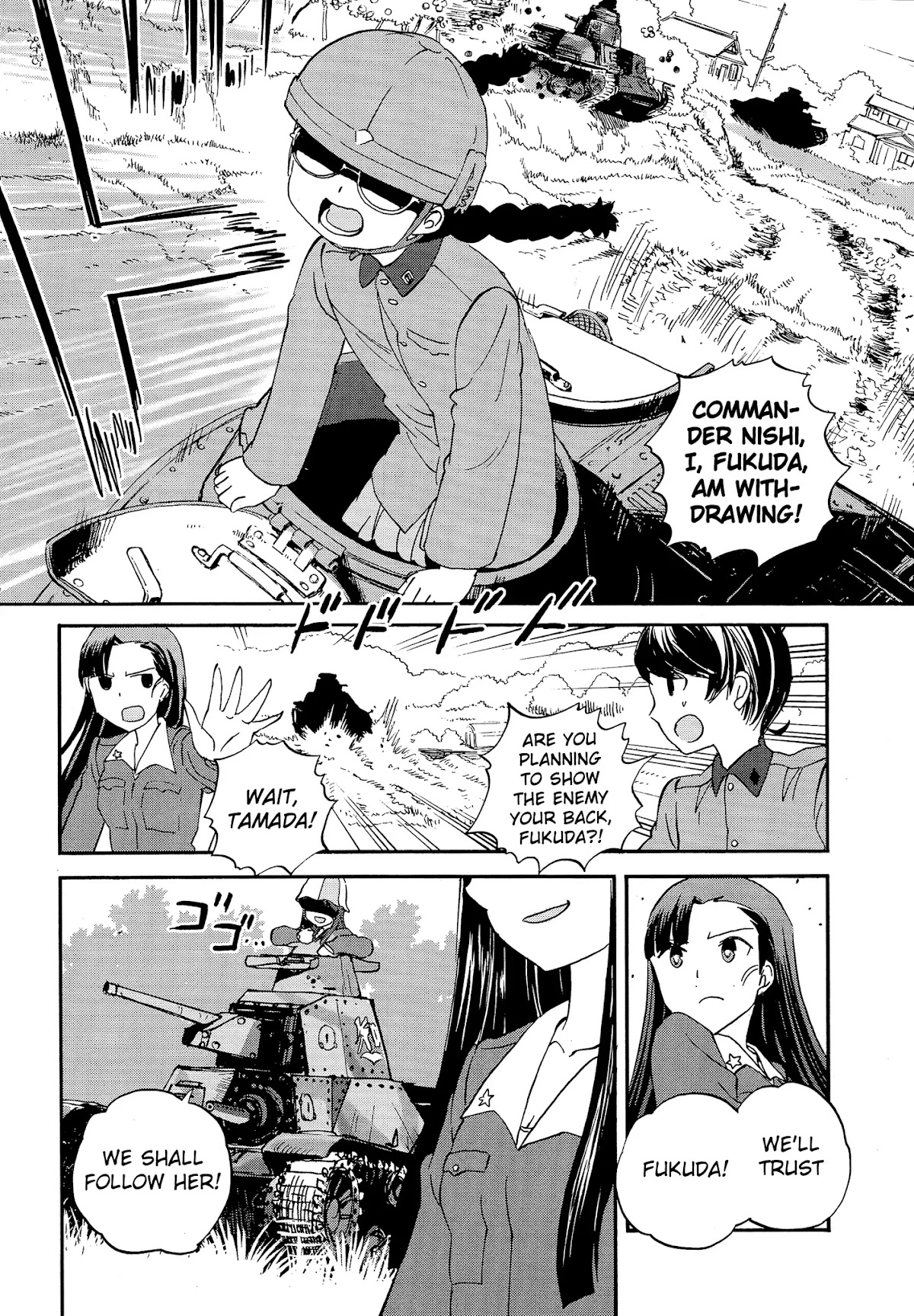Girls & Panzer - Ribbon no Musha Chapter 30 page 24 - Chapter 30: Nishi and Mika