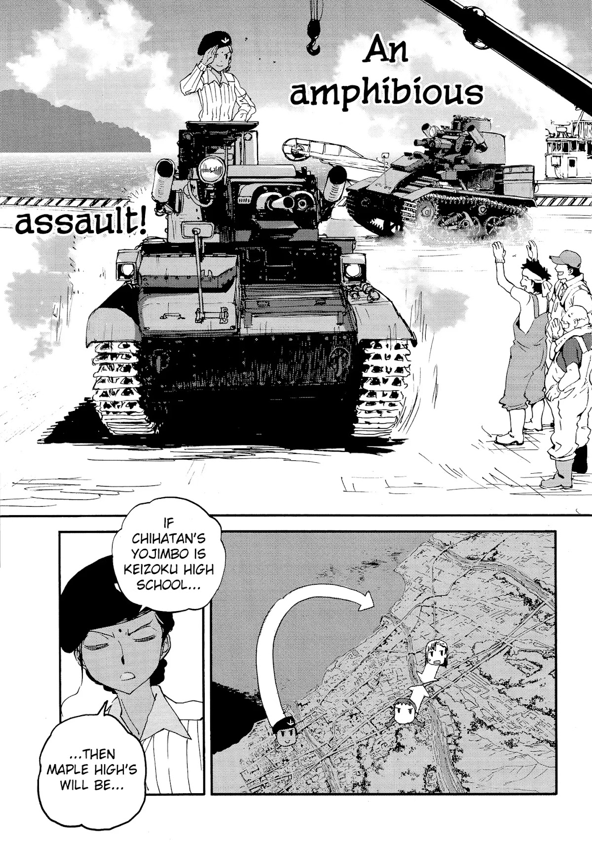 Girls & Panzer - Ribbon no Musha Chapter 30 page 27 - Chapter 30: Nishi and Mika