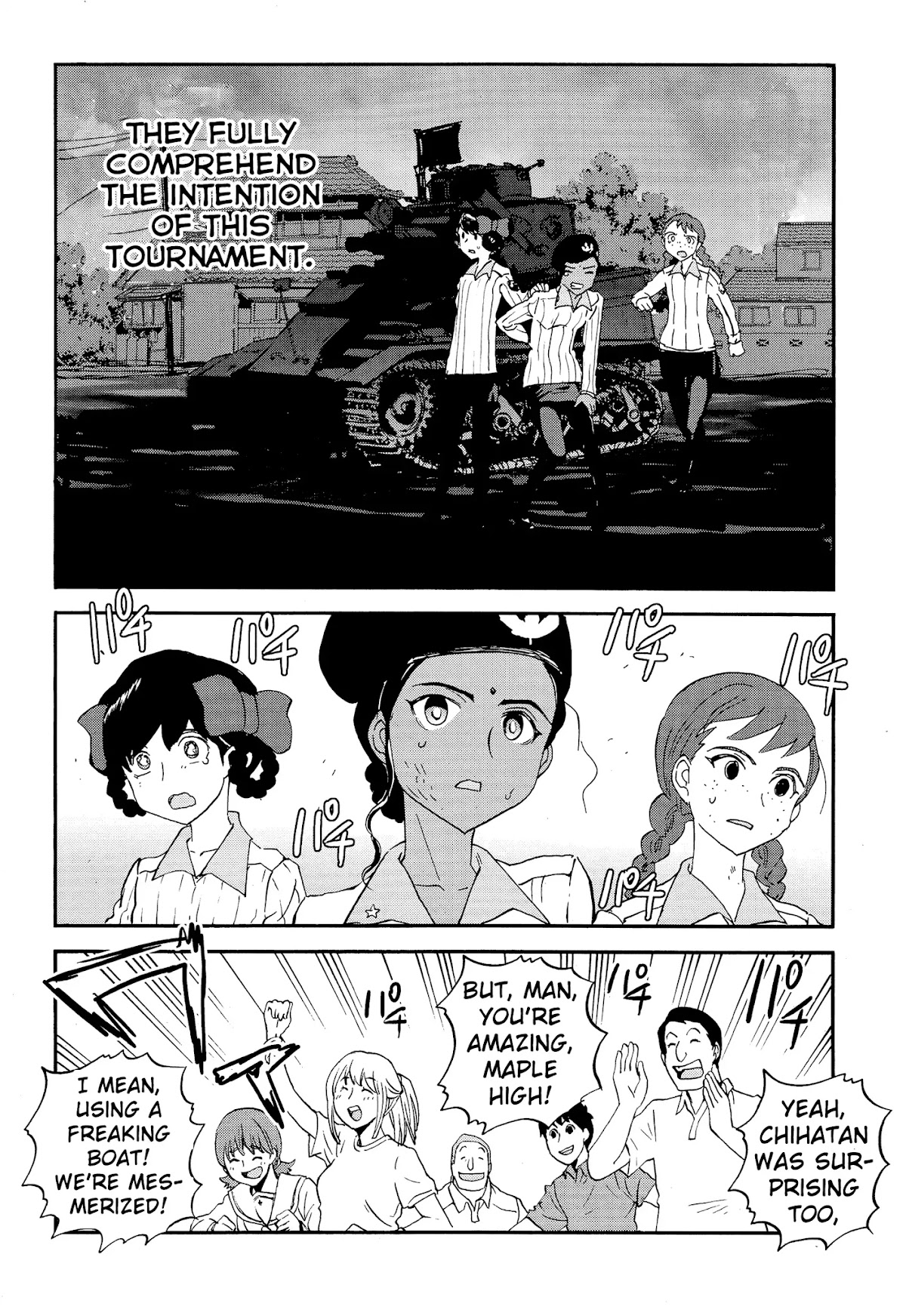 Girls & Panzer - Ribbon no Musha Chapter 30 page 38 - Chapter 30: Nishi and Mika