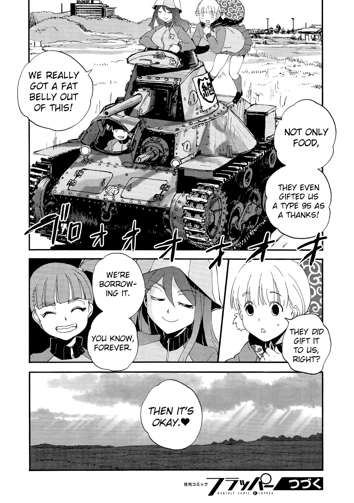 Girls & Panzer - Ribbon no Musha Chapter 30 page 40 - Chapter 30: Nishi and Mika