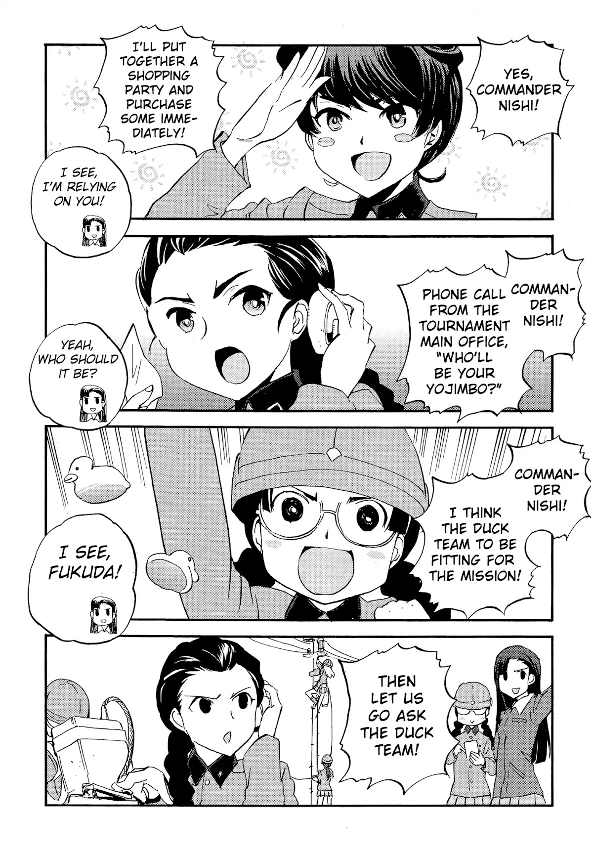 Girls & Panzer - Ribbon no Musha Chapter 30 page 5 - Chapter 30: Nishi and Mika