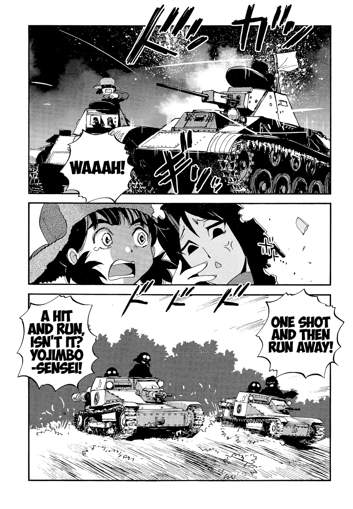 Girls & Panzer - Ribbon no Musha Chapter 31 page 25 - Chapter 31: Nina and Alina struggle hard