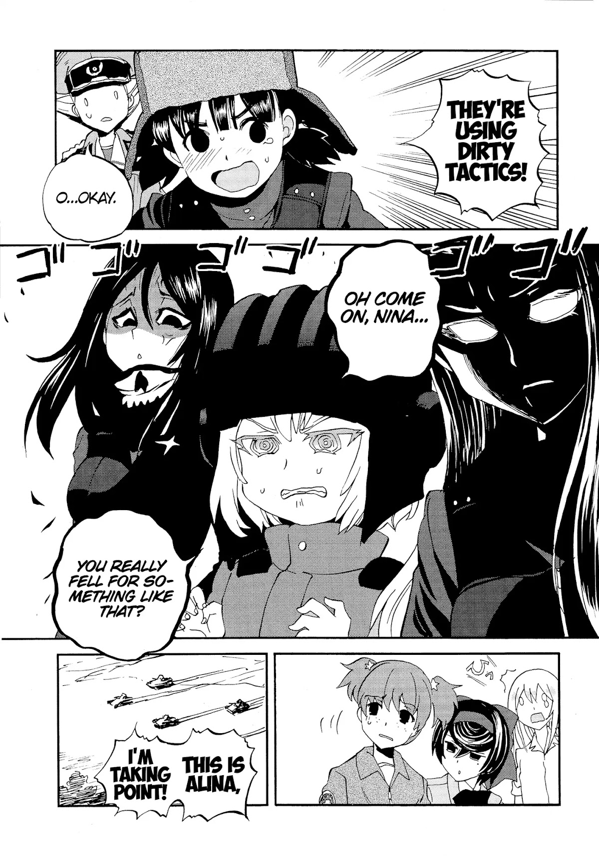 Girls & Panzer - Ribbon no Musha Chapter 31 page 27 - Chapter 31: Nina and Alina struggle hard