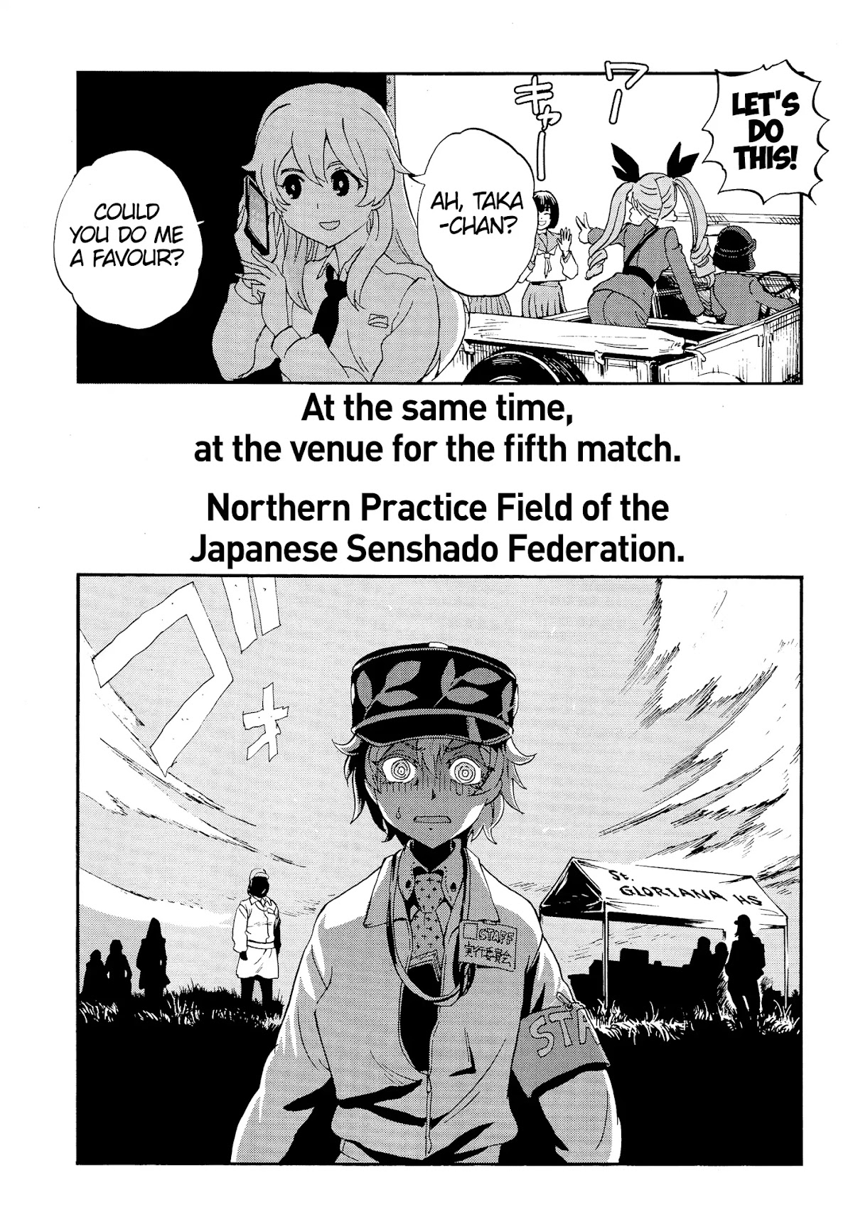 Girls & Panzer - Ribbon no Musha Chapter 31 page 3 - Chapter 31: Nina and Alina struggle hard