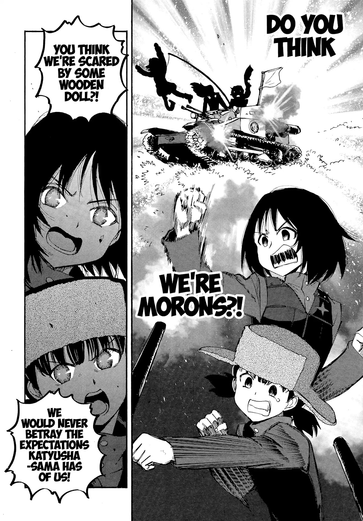 Girls & Panzer - Ribbon no Musha Chapter 31 page 34 - Chapter 31: Nina and Alina struggle hard