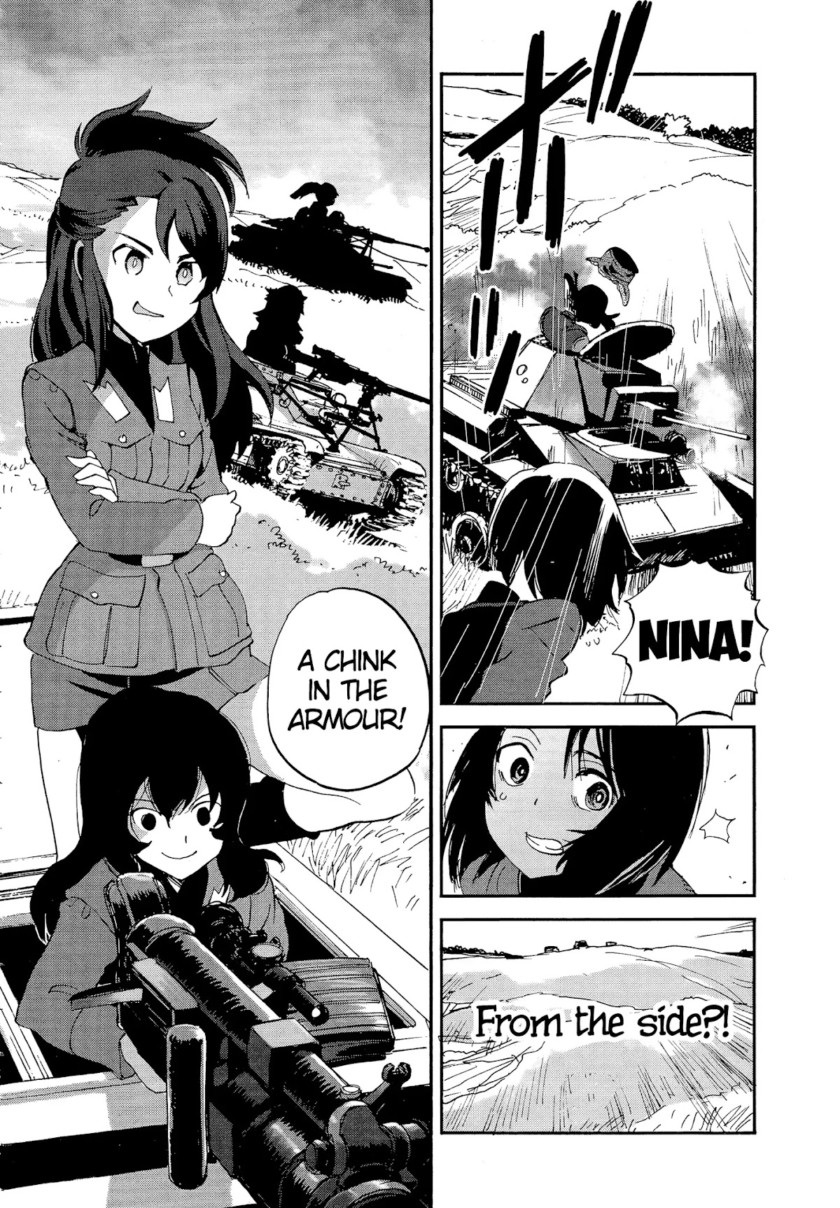Girls & Panzer - Ribbon no Musha Chapter 31 page 36 - Chapter 31: Nina and Alina struggle hard