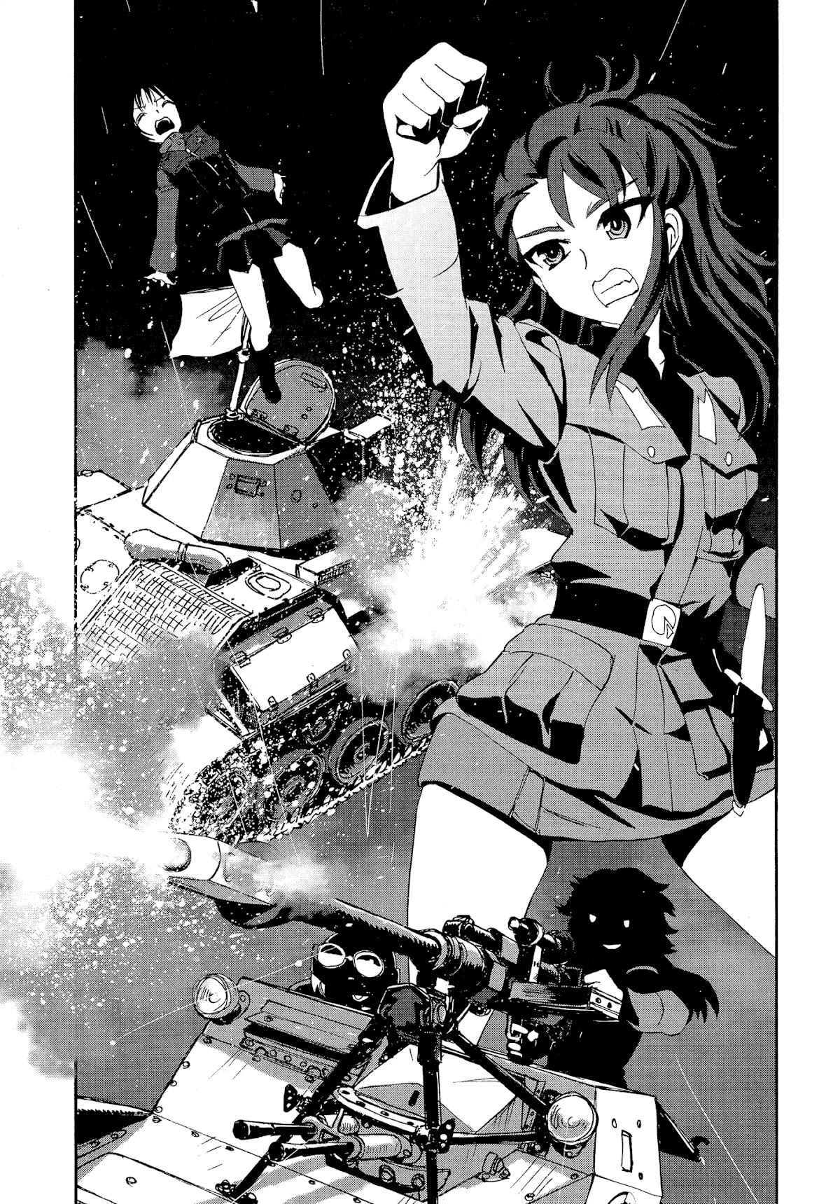Girls & Panzer - Ribbon no Musha Chapter 31 page 37 - Chapter 31: Nina and Alina struggle hard