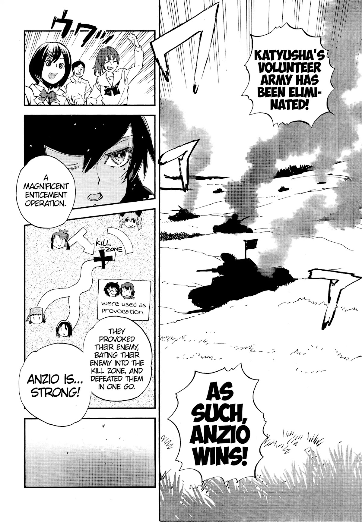 Girls & Panzer - Ribbon no Musha Chapter 31 page 38 - Chapter 31: Nina and Alina struggle hard