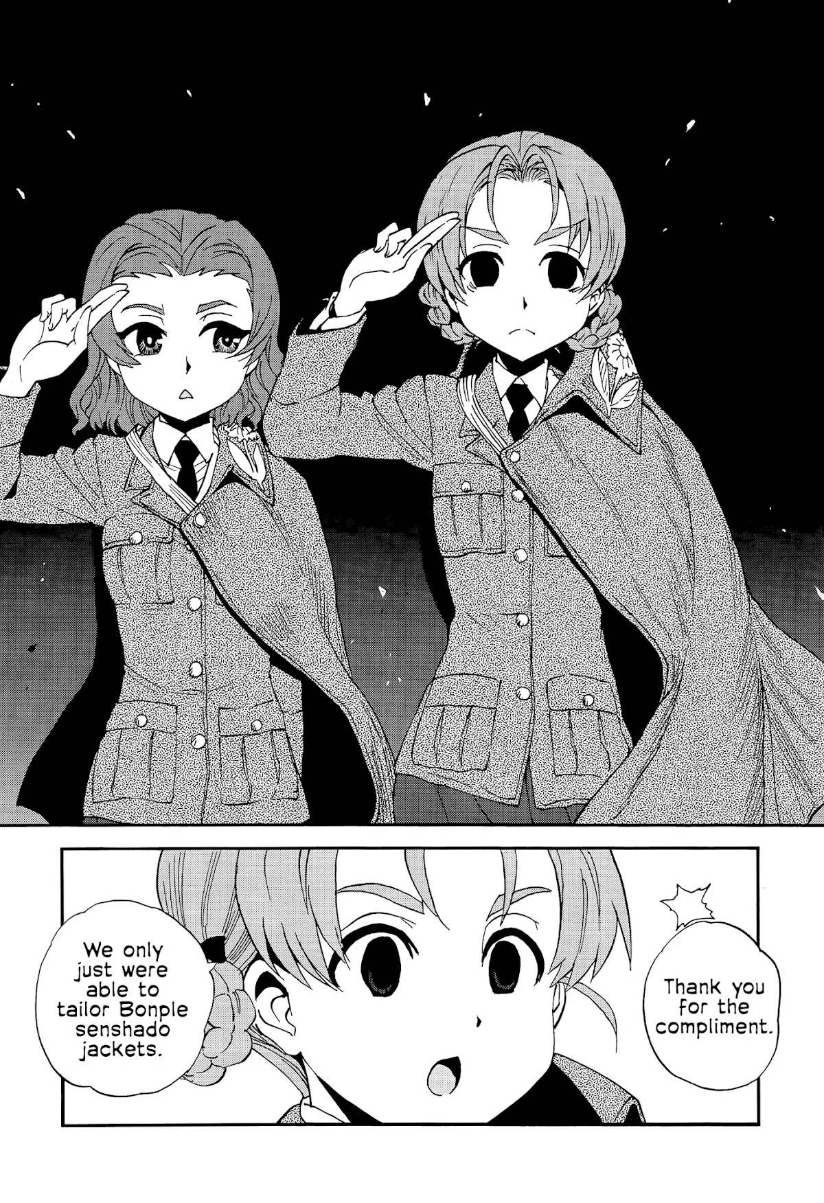 Girls & Panzer - Ribbon no Musha Chapter 32 page 22 - Chapter 32: The Battle of Sado Island