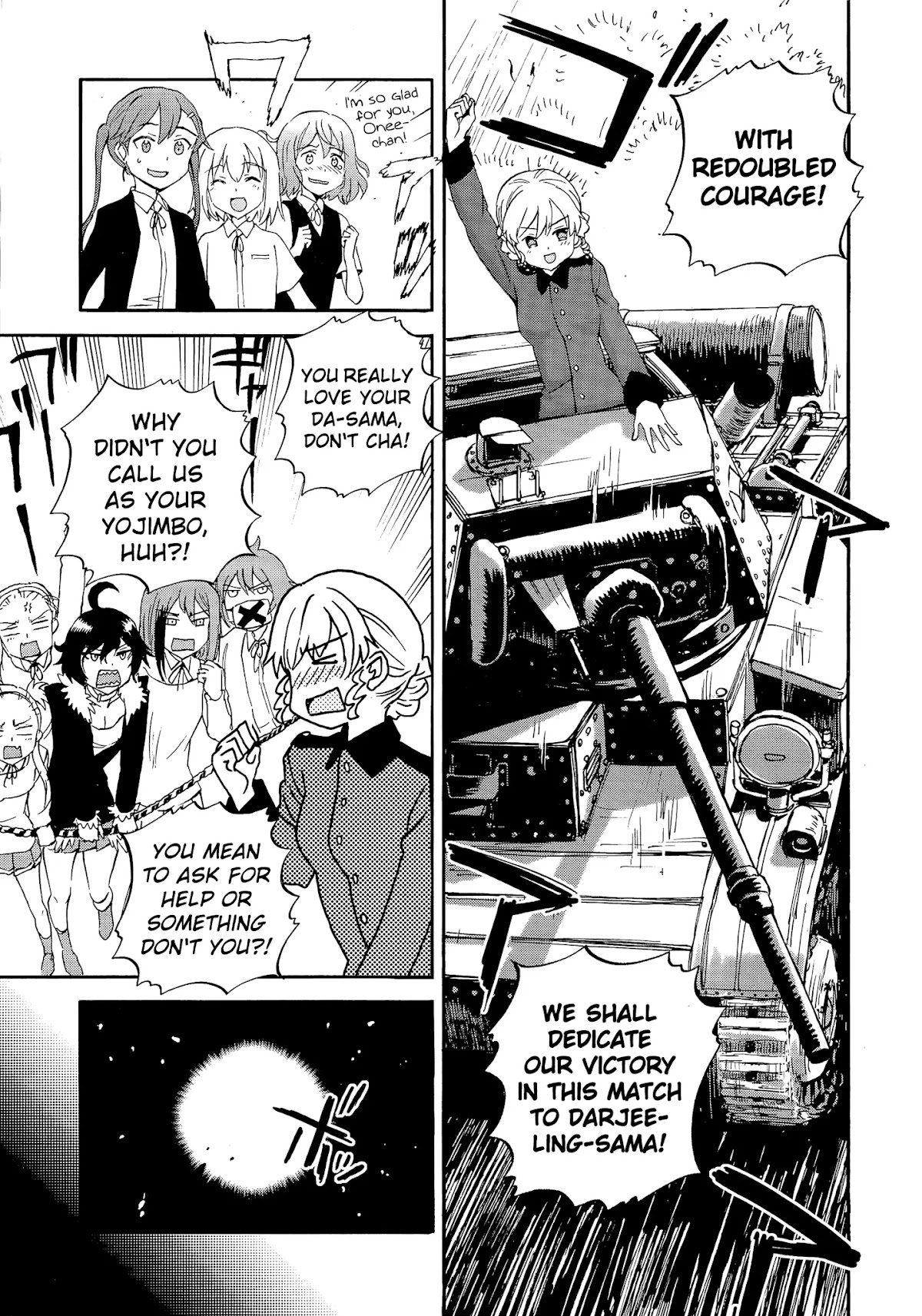 Girls & Panzer - Ribbon no Musha Chapter 32 page 33 - Chapter 32: The Battle of Sado Island