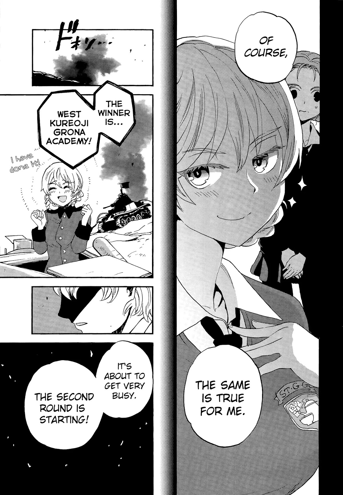 Girls & Panzer - Ribbon no Musha Chapter 32 page 39 - Chapter 32: The Battle of Sado Island