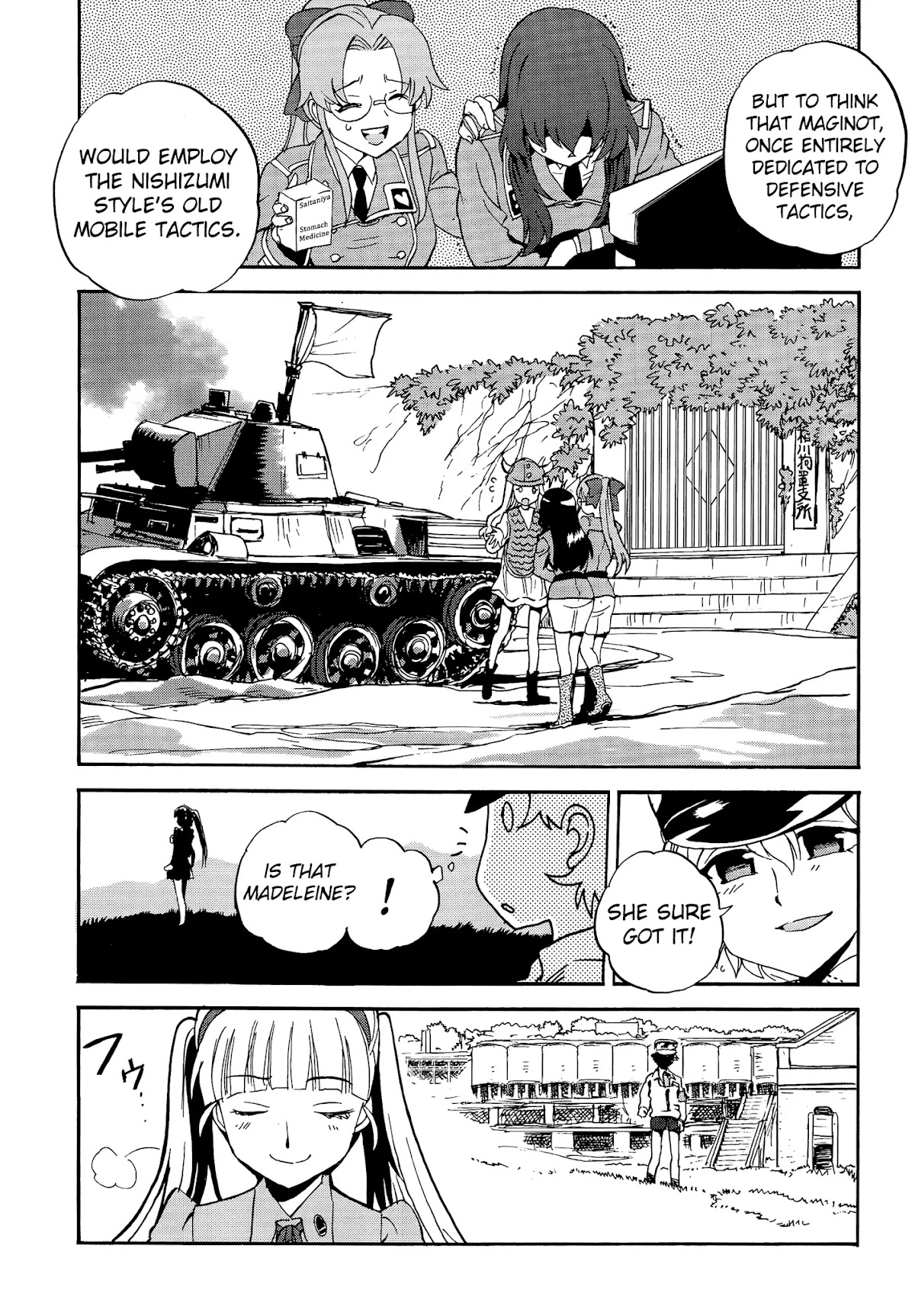 Girls & Panzer - Ribbon no Musha Chapter 32 page 5 - Chapter 32: The Battle of Sado Island