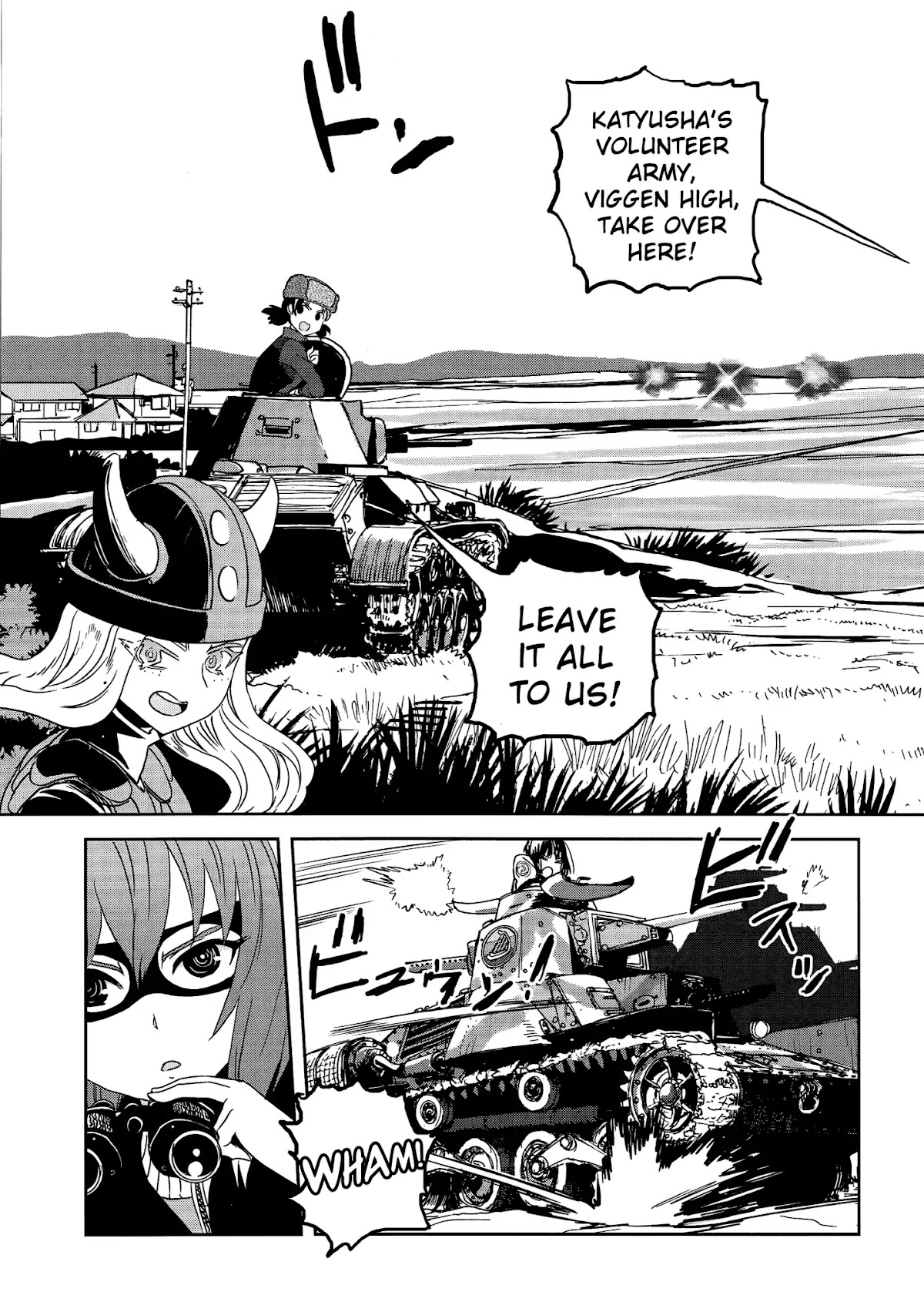 Girls & Panzer - Ribbon no Musha Chapter 35 page 11 - Chapter 35: The Death Match of Komoro (Part 2)