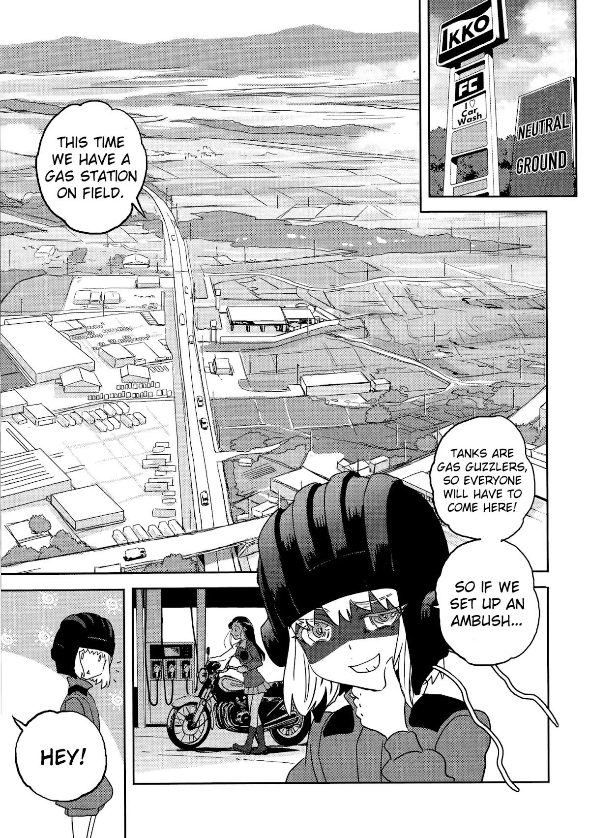 Girls & Panzer - Ribbon no Musha Chapter 35 page 19 - Chapter 35: The Death Match of Komoro (Part 2)