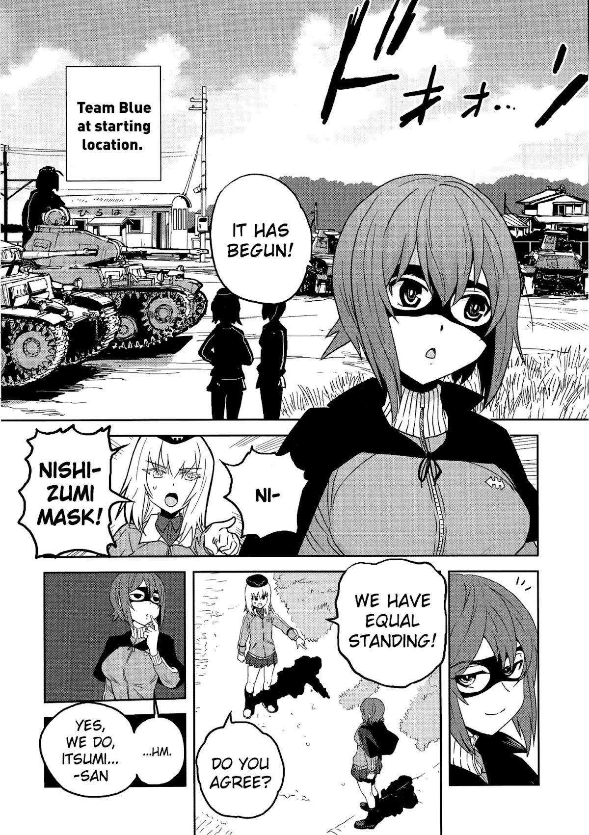Girls & Panzer - Ribbon no Musha Chapter 35 page 2 - Chapter 35: The Death Match of Komoro (Part 2)
