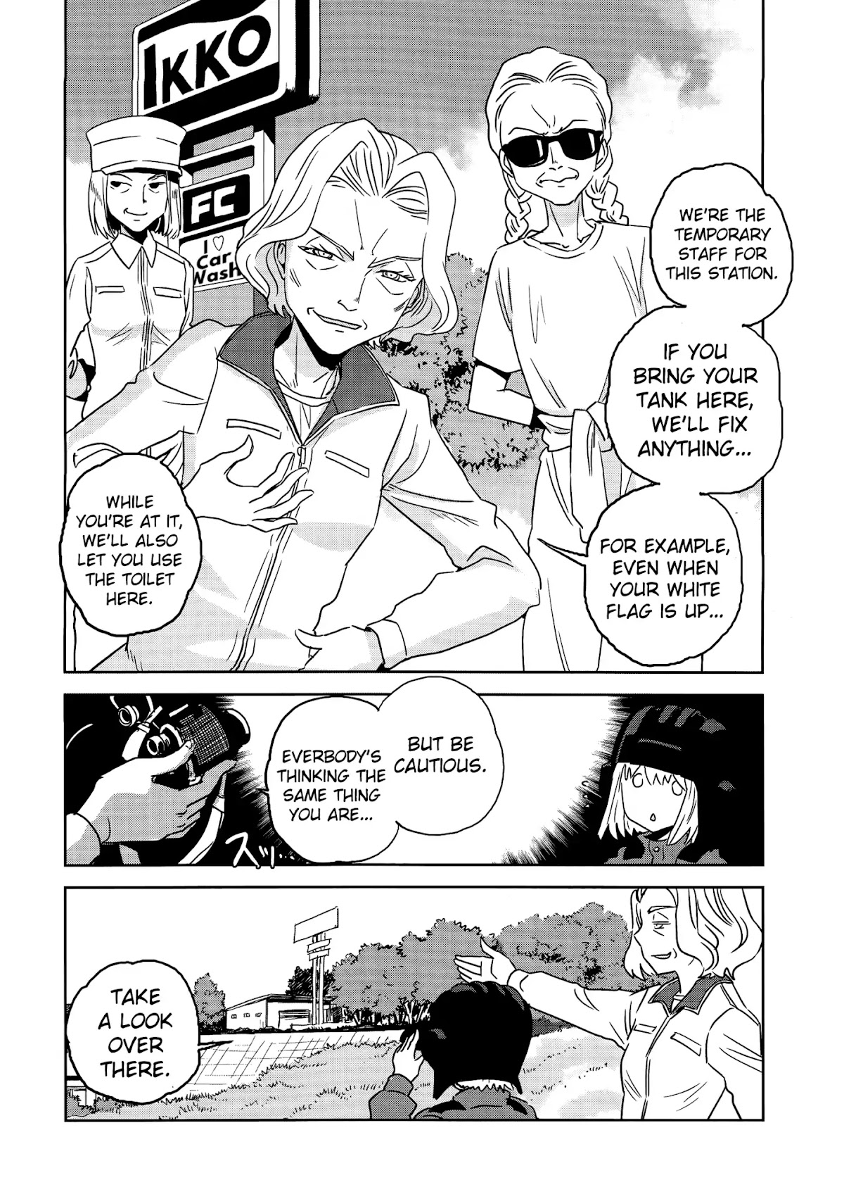 Girls & Panzer - Ribbon no Musha Chapter 35 page 20 - Chapter 35: The Death Match of Komoro (Part 2)