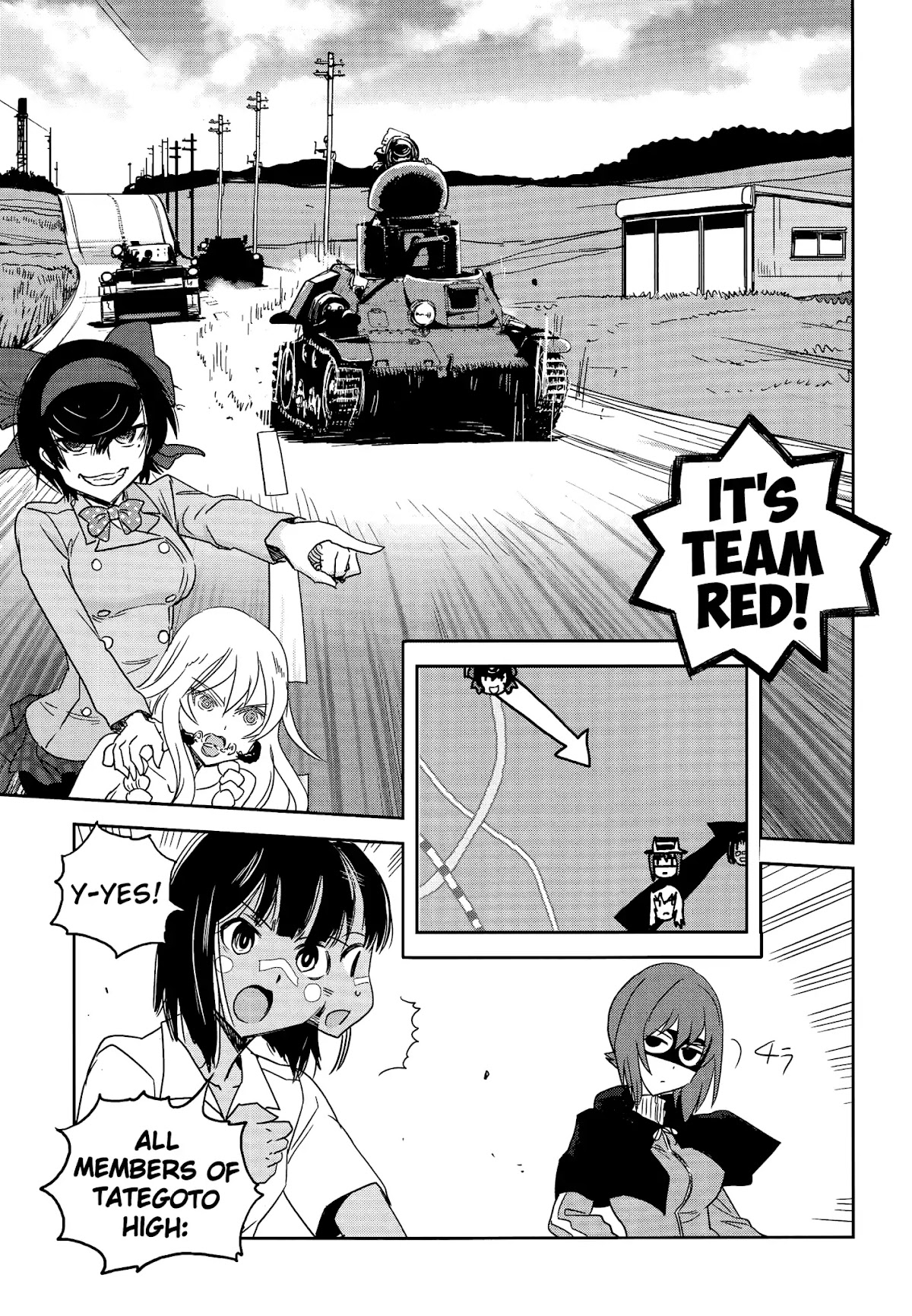 Girls & Panzer - Ribbon no Musha Chapter 35 page 27 - Chapter 35: The Death Match of Komoro (Part 2)