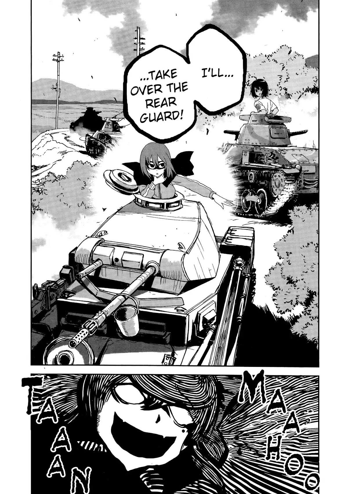 Girls & Panzer - Ribbon no Musha Chapter 35 page 38 - Chapter 35: The Death Match of Komoro (Part 2)