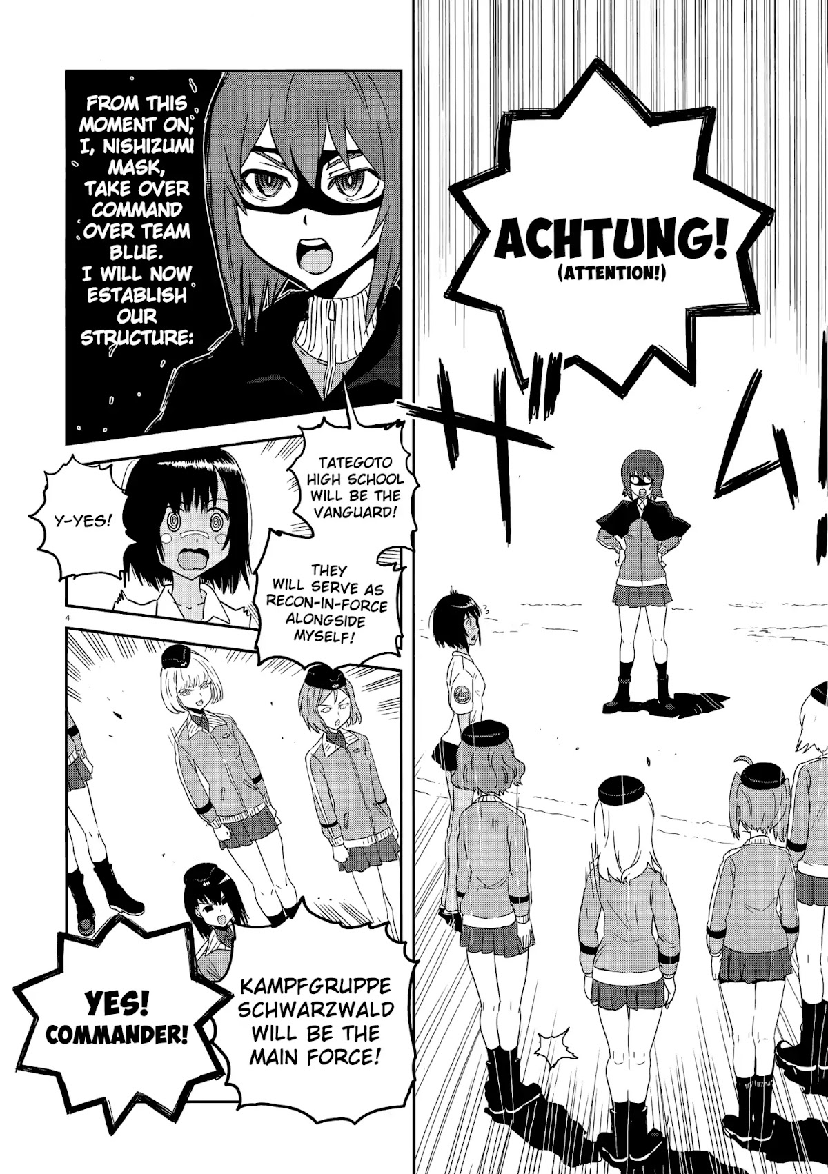 Girls & Panzer - Ribbon no Musha Chapter 35 page 4 - Chapter 35: The Death Match of Komoro (Part 2)