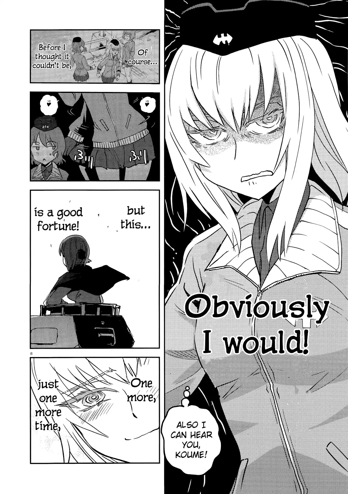 Girls & Panzer - Ribbon no Musha Chapter 35 page 8 - Chapter 35: The Death Match of Komoro (Part 2)