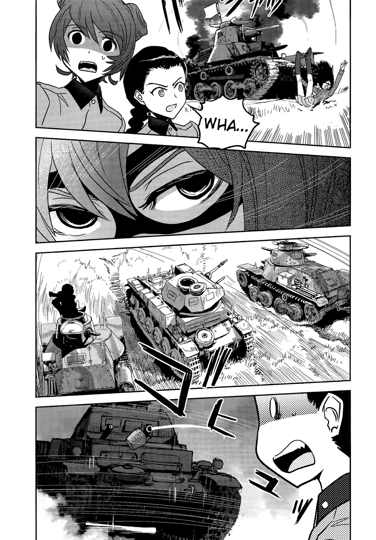 Girls & Panzer - Ribbon no Musha Chapter 36 page 12 - Chapter 36: The Death Match of Komoro (Part 3)