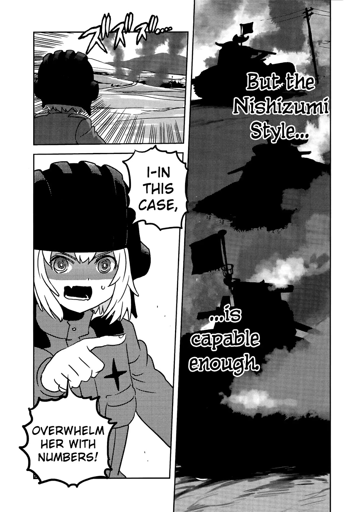 Girls & Panzer - Ribbon no Musha Chapter 36 page 14 - Chapter 36: The Death Match of Komoro (Part 3)
