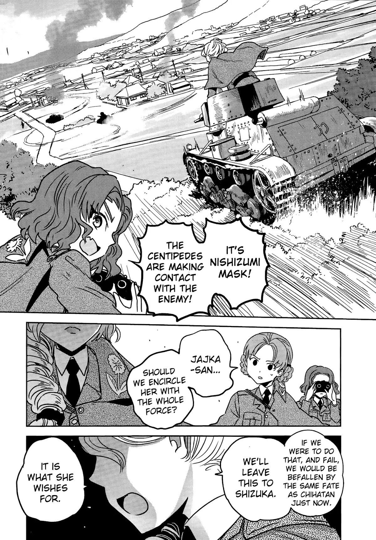 Girls & Panzer - Ribbon no Musha Chapter 36 page 17 - Chapter 36: The Death Match of Komoro (Part 3)
