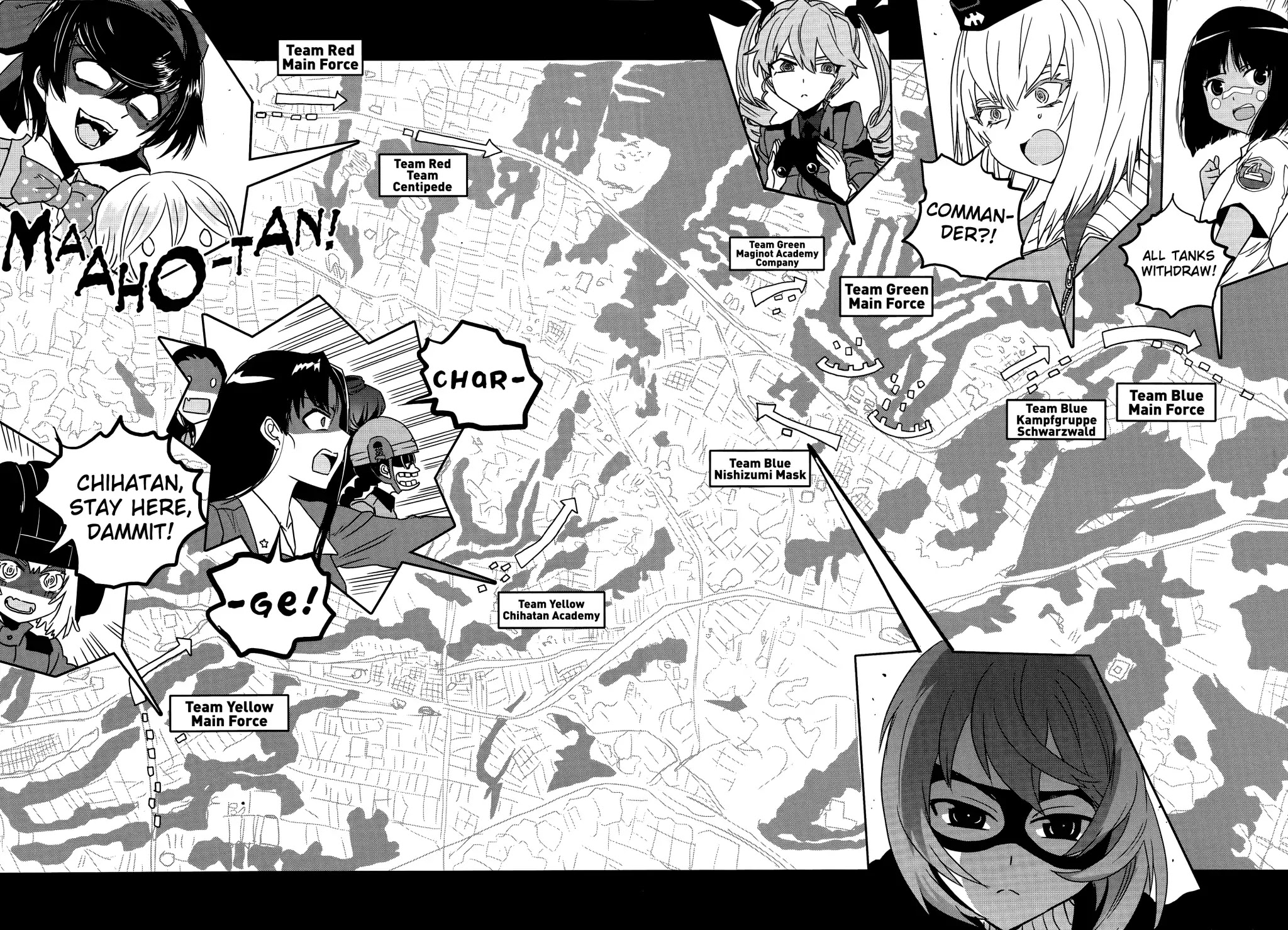 Girls & Panzer - Ribbon no Musha Chapter 36 page 2 - Chapter 36: The Death Match of Komoro (Part 3)