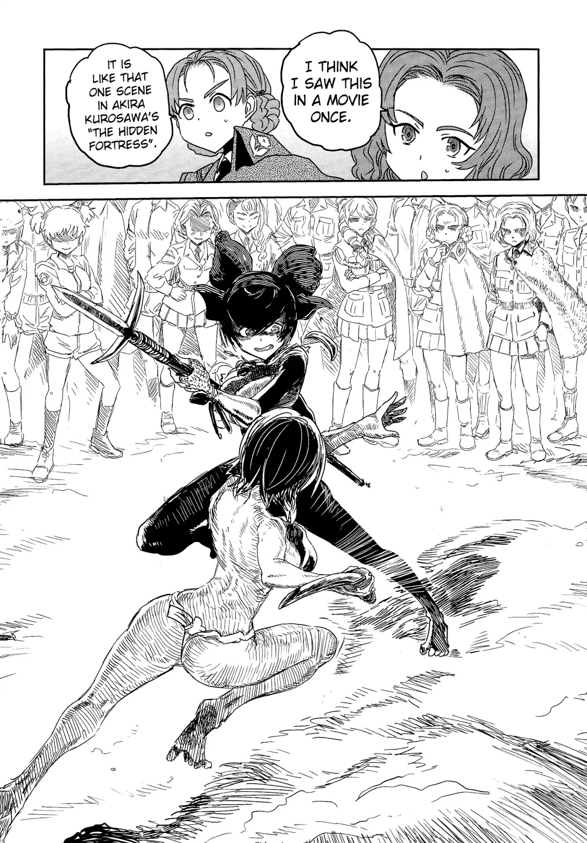 Girls & Panzer - Ribbon no Musha Chapter 36 page 21 - Chapter 36: The Death Match of Komoro (Part 3)
