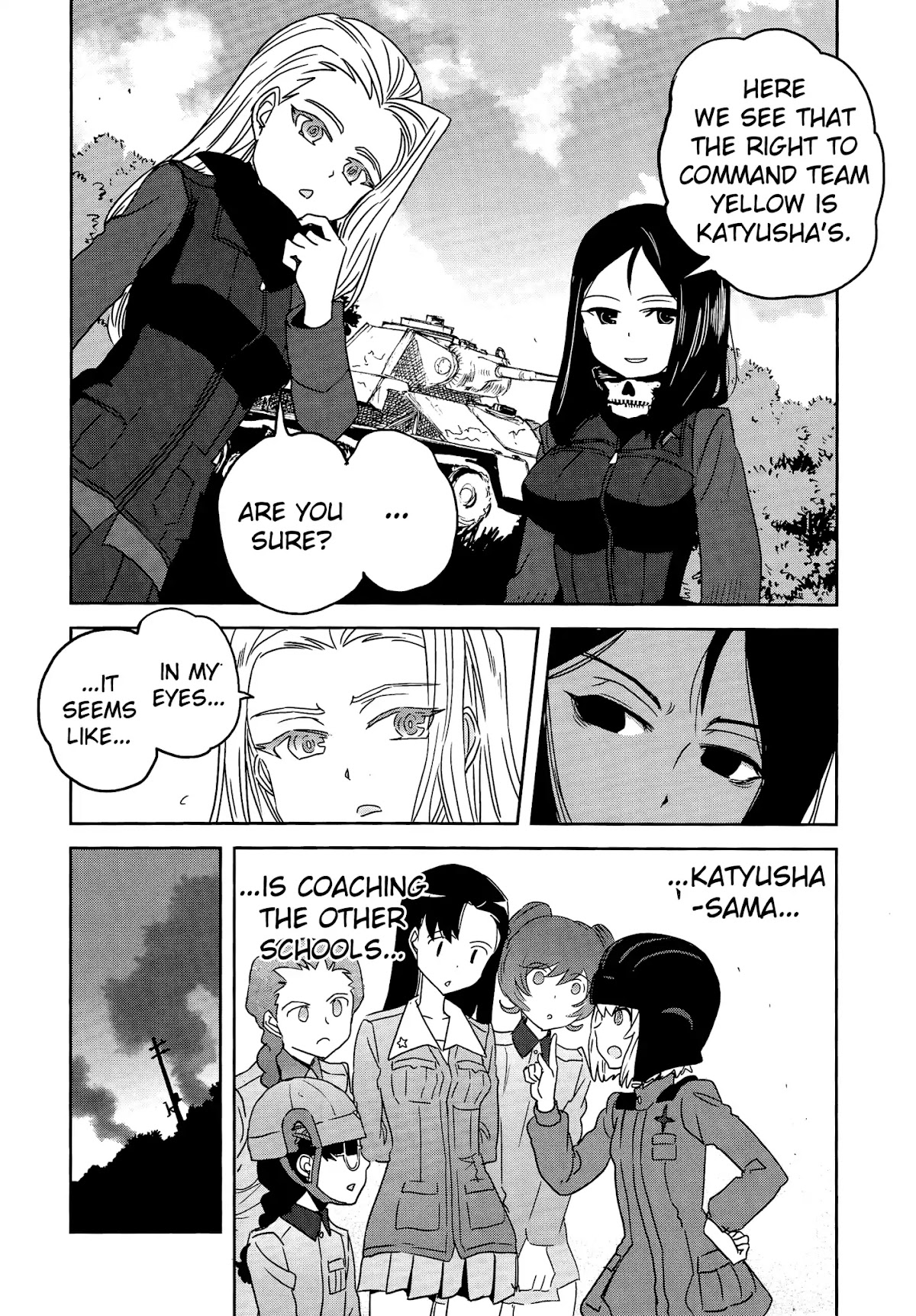 Girls & Panzer - Ribbon no Musha Chapter 36 page 25 - Chapter 36: The Death Match of Komoro (Part 3)