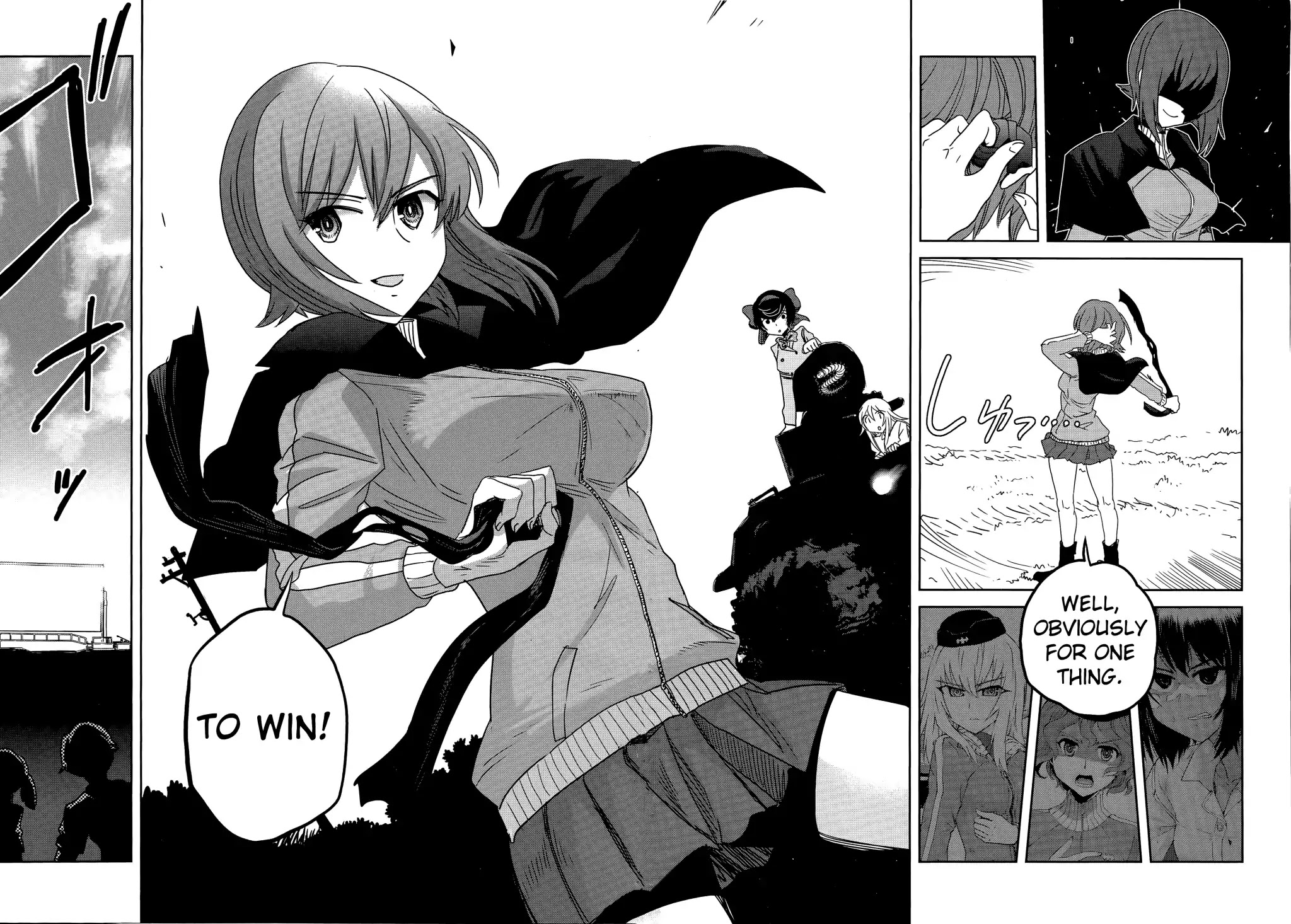 Girls & Panzer - Ribbon no Musha Chapter 36 page 38 - Chapter 36: The Death Match of Komoro (Part 3)