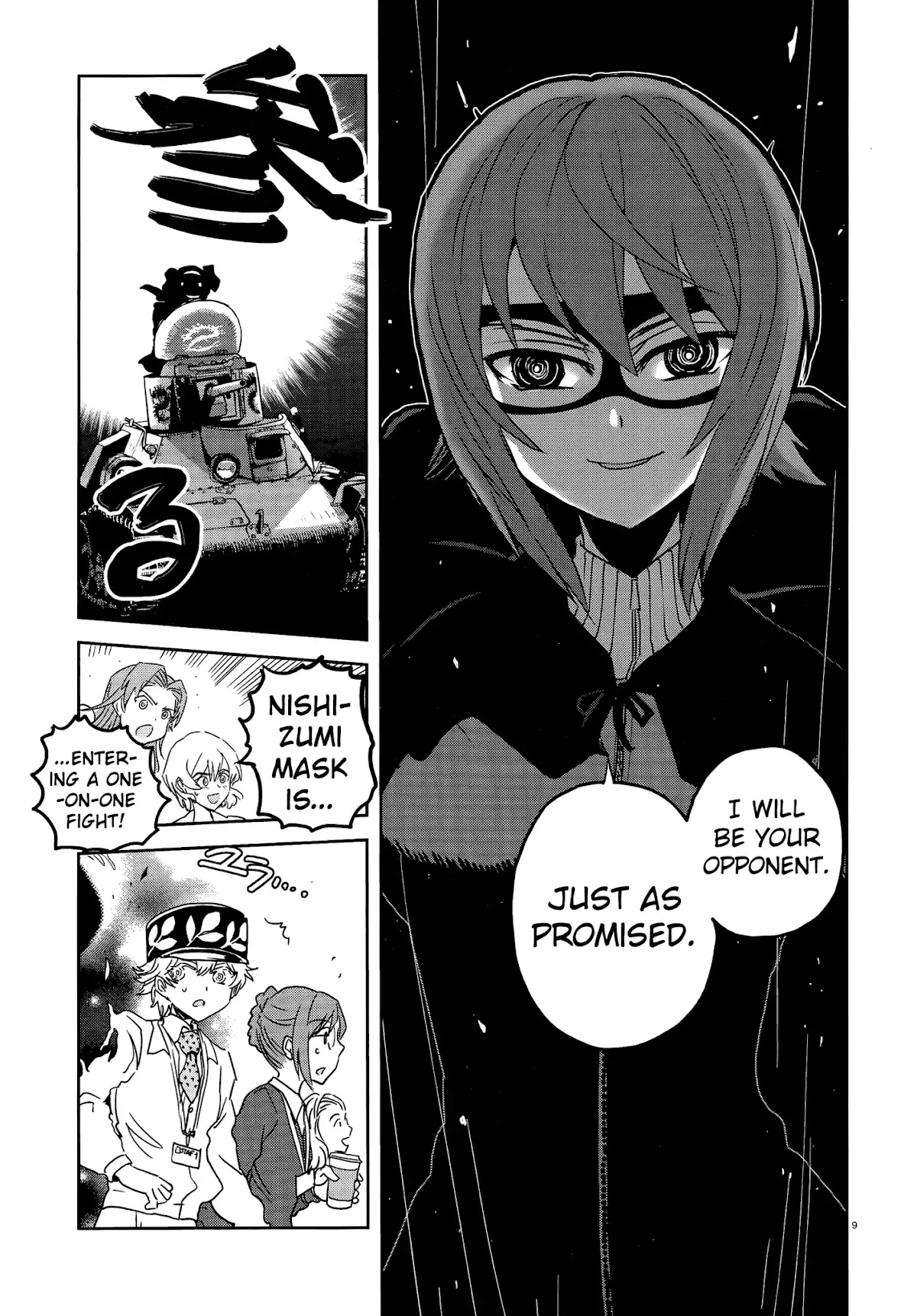 Girls & Panzer - Ribbon no Musha Chapter 36 page 8 - Chapter 36: The Death Match of Komoro (Part 3)