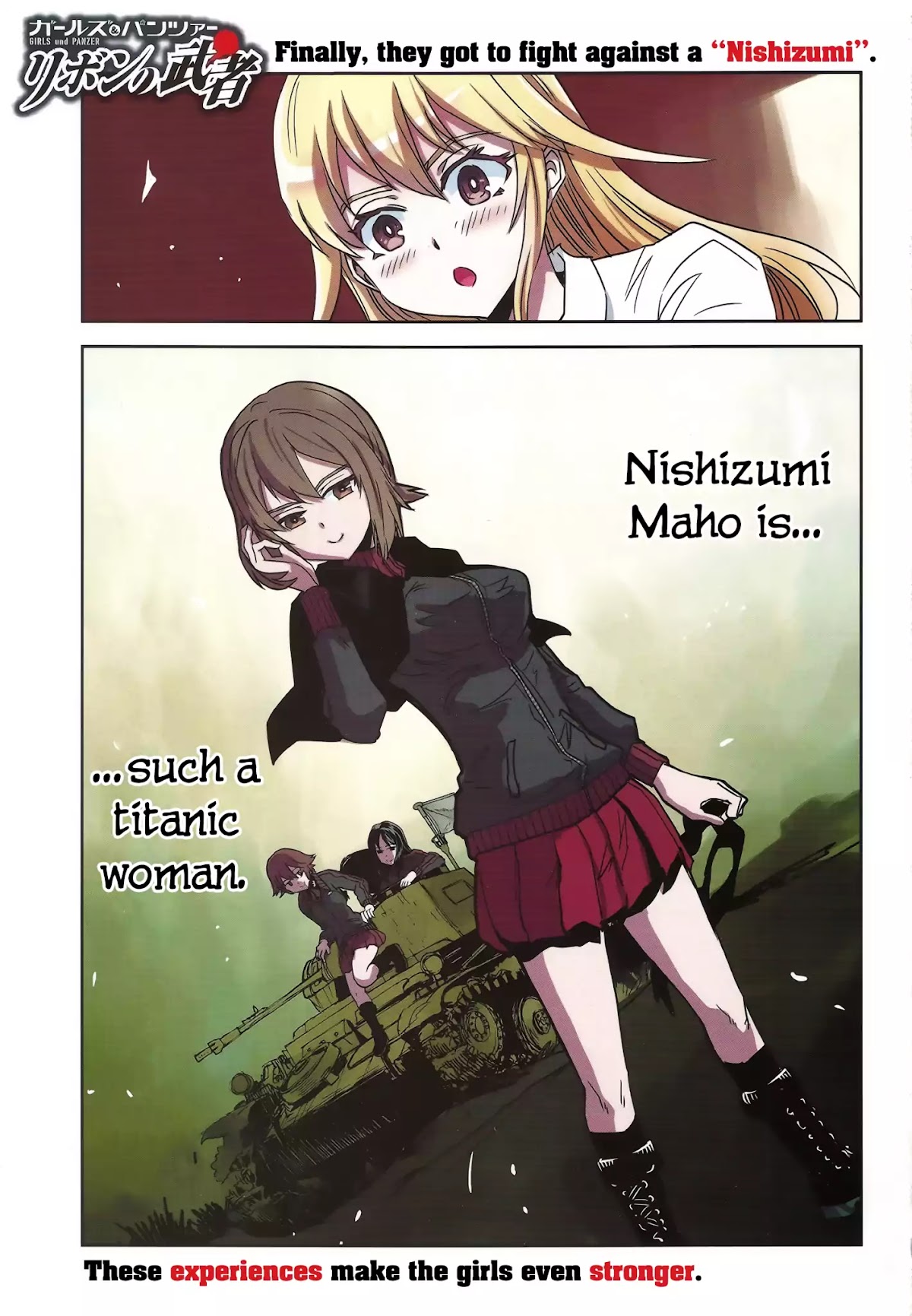 Girls & Panzer - Ribbon no Musha Chapter 37 page 1 - Chapter 37: The Death Match of Komoro (Part 4)