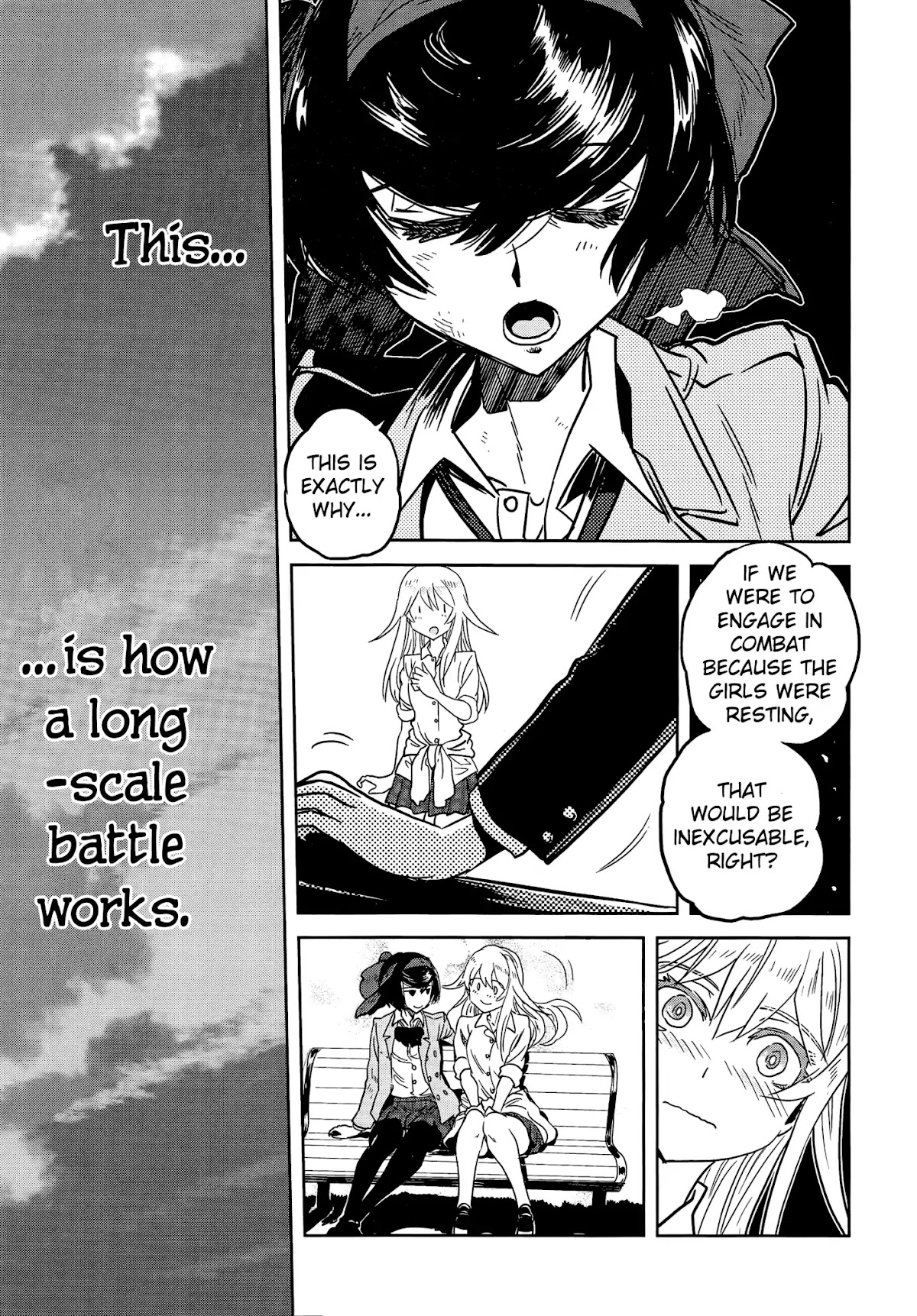 Girls & Panzer - Ribbon no Musha Chapter 37 page 12 - Chapter 37: The Death Match of Komoro (Part 4)