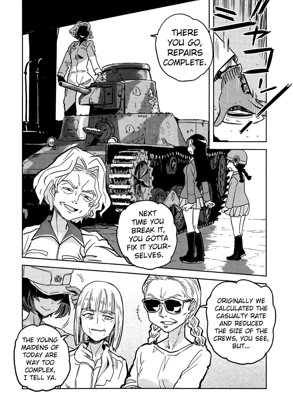 Girls & Panzer - Ribbon no Musha Chapter 37 page 15 - Chapter 37: The Death Match of Komoro (Part 4)