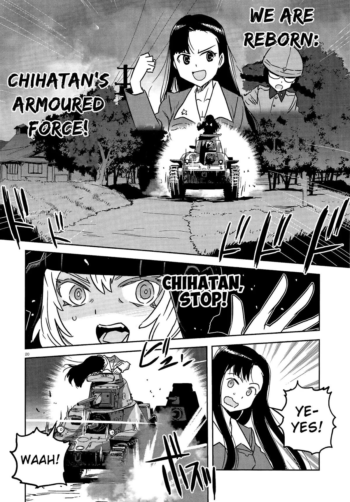 Girls & Panzer - Ribbon no Musha Chapter 37 page 22 - Chapter 37: The Death Match of Komoro (Part 4)
