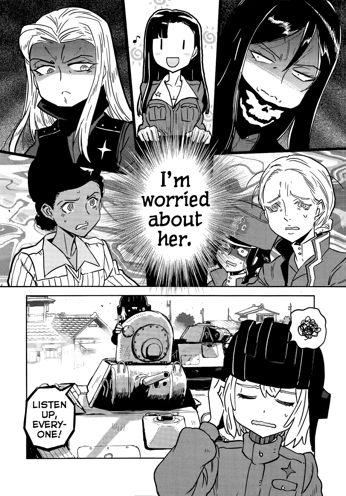 Girls & Panzer - Ribbon no Musha Chapter 37 page 24 - Chapter 37: The Death Match of Komoro (Part 4)