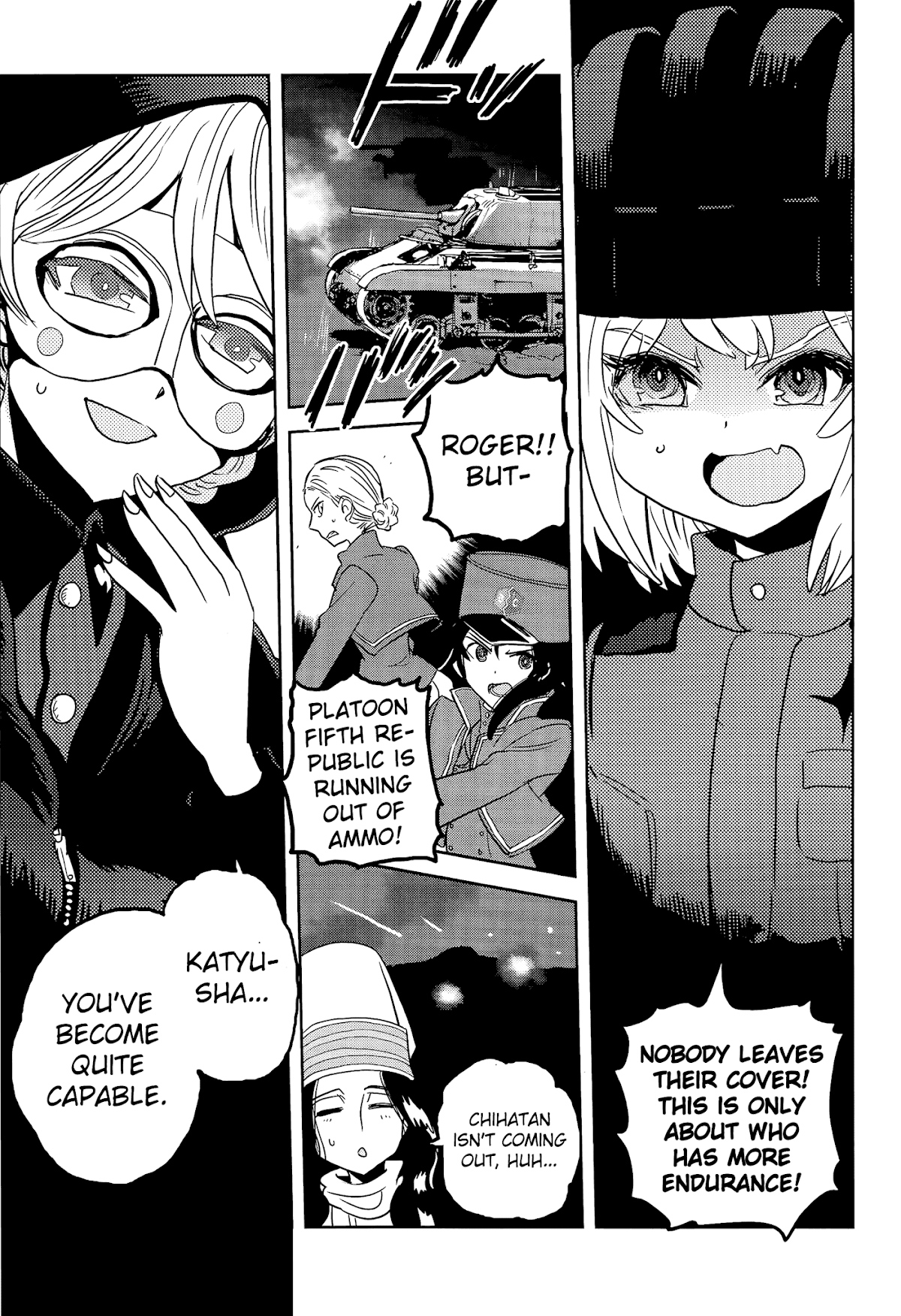 Girls & Panzer - Ribbon no Musha Chapter 38 page 13 - Chapter 38: The Death Match of Komoro (Part 5)