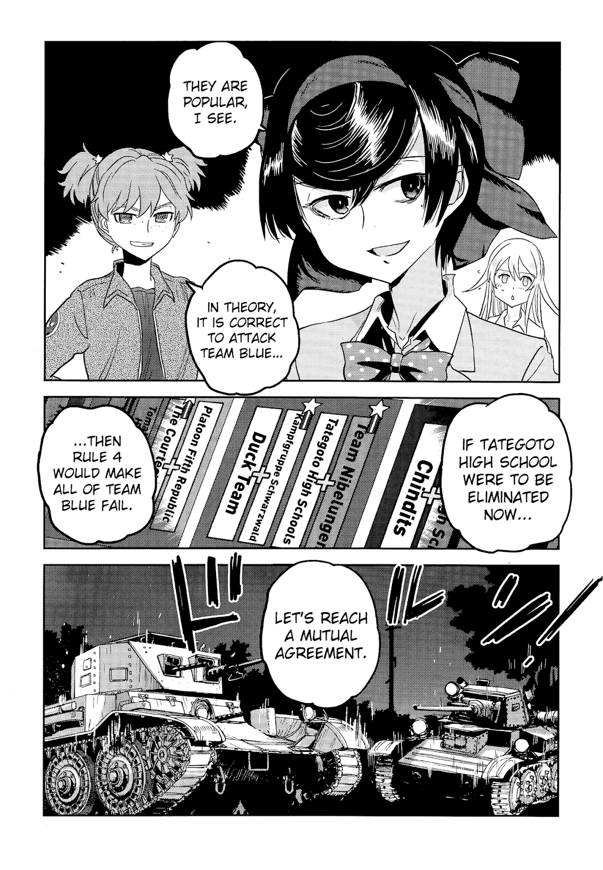 Girls & Panzer - Ribbon no Musha Chapter 38 page 21 - Chapter 38: The Death Match of Komoro (Part 5)
